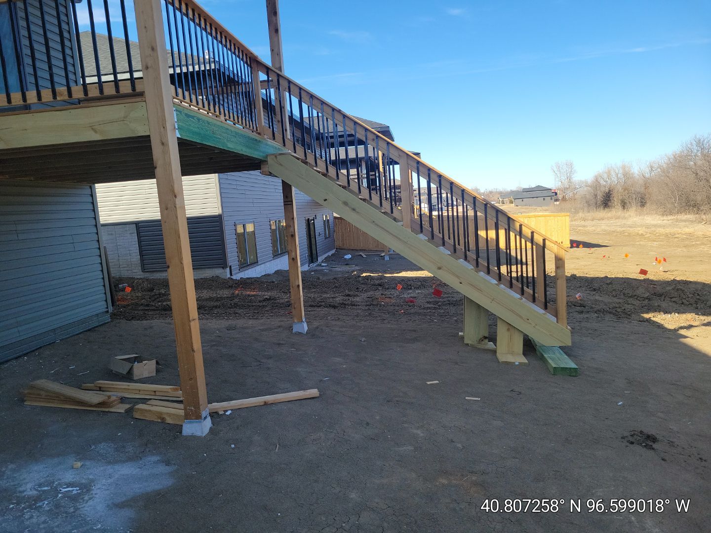 New Residential Construction - Paver, Putting Green, Pool by New Horizon Landscapes