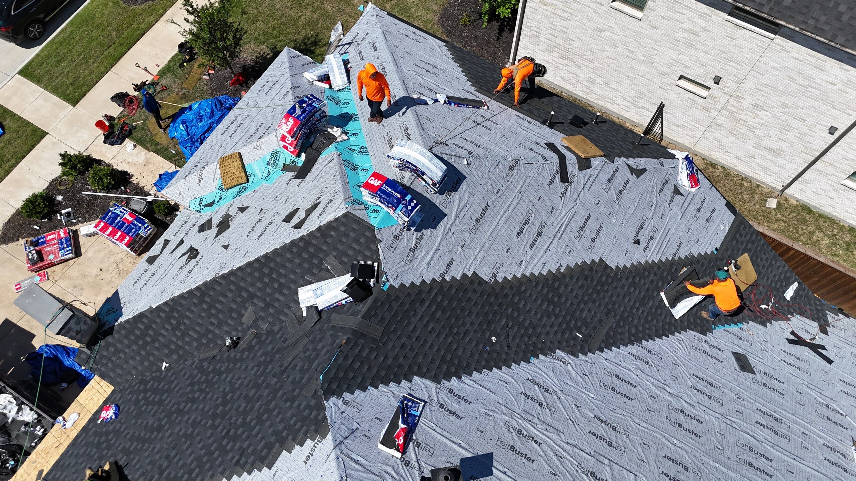 Project in Frisco by Zeus Exteriors