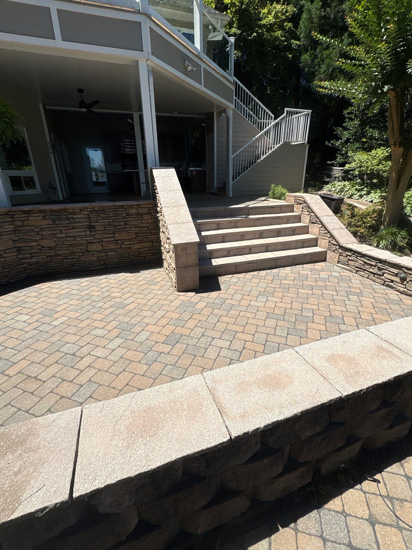 Pavers using Concrete Sealant and PolySand by DuraSeal
