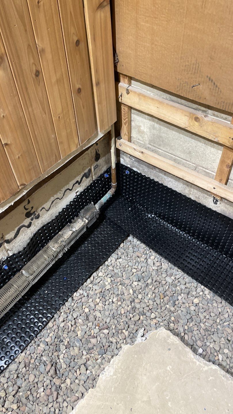 Drain Tile, Sump Pump & Buried Discharge in Columbia Heights by Waterproofing Northeast