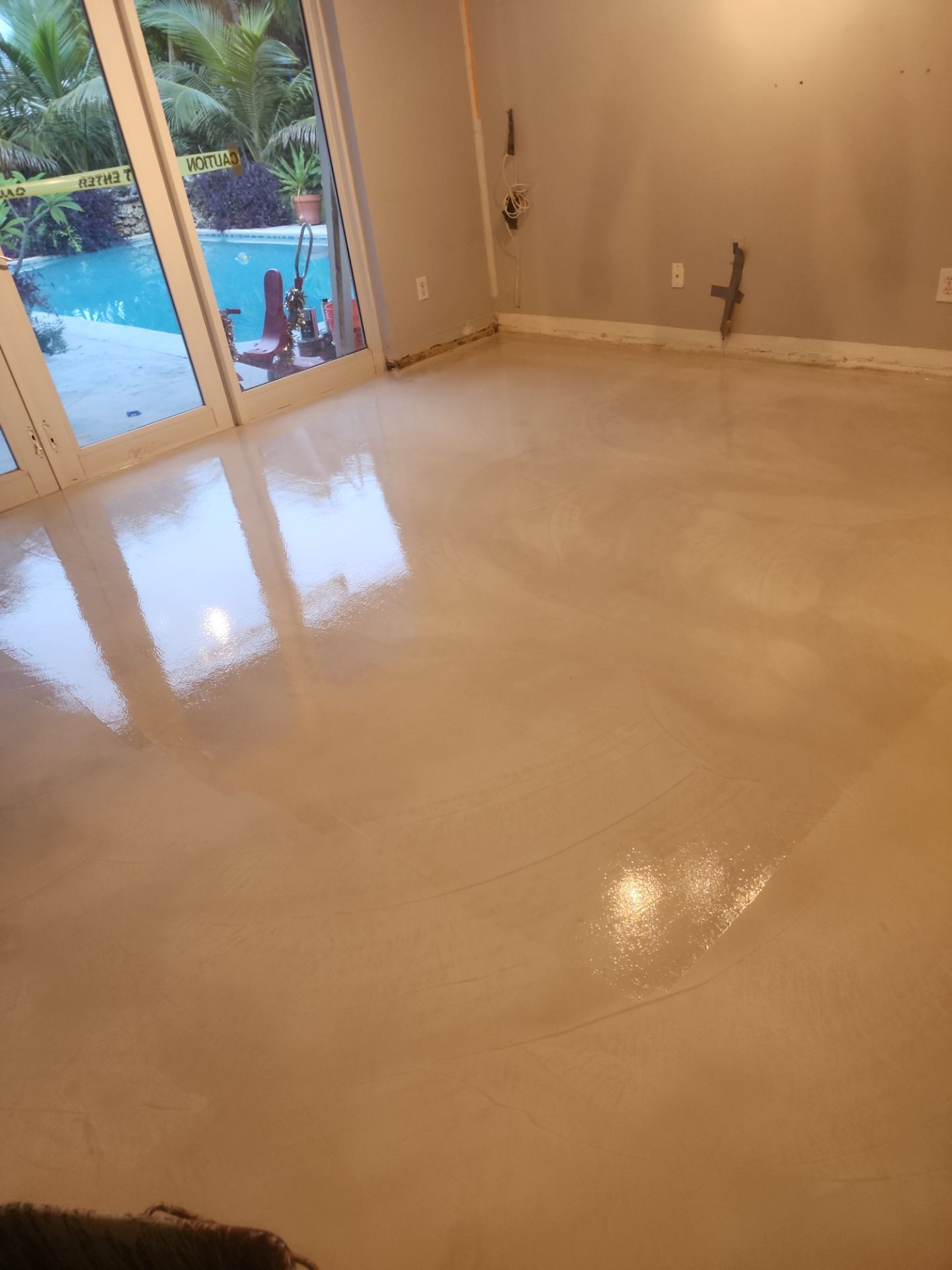 Microtopping (Limestone) on Private Residence by Seamless Surfaces