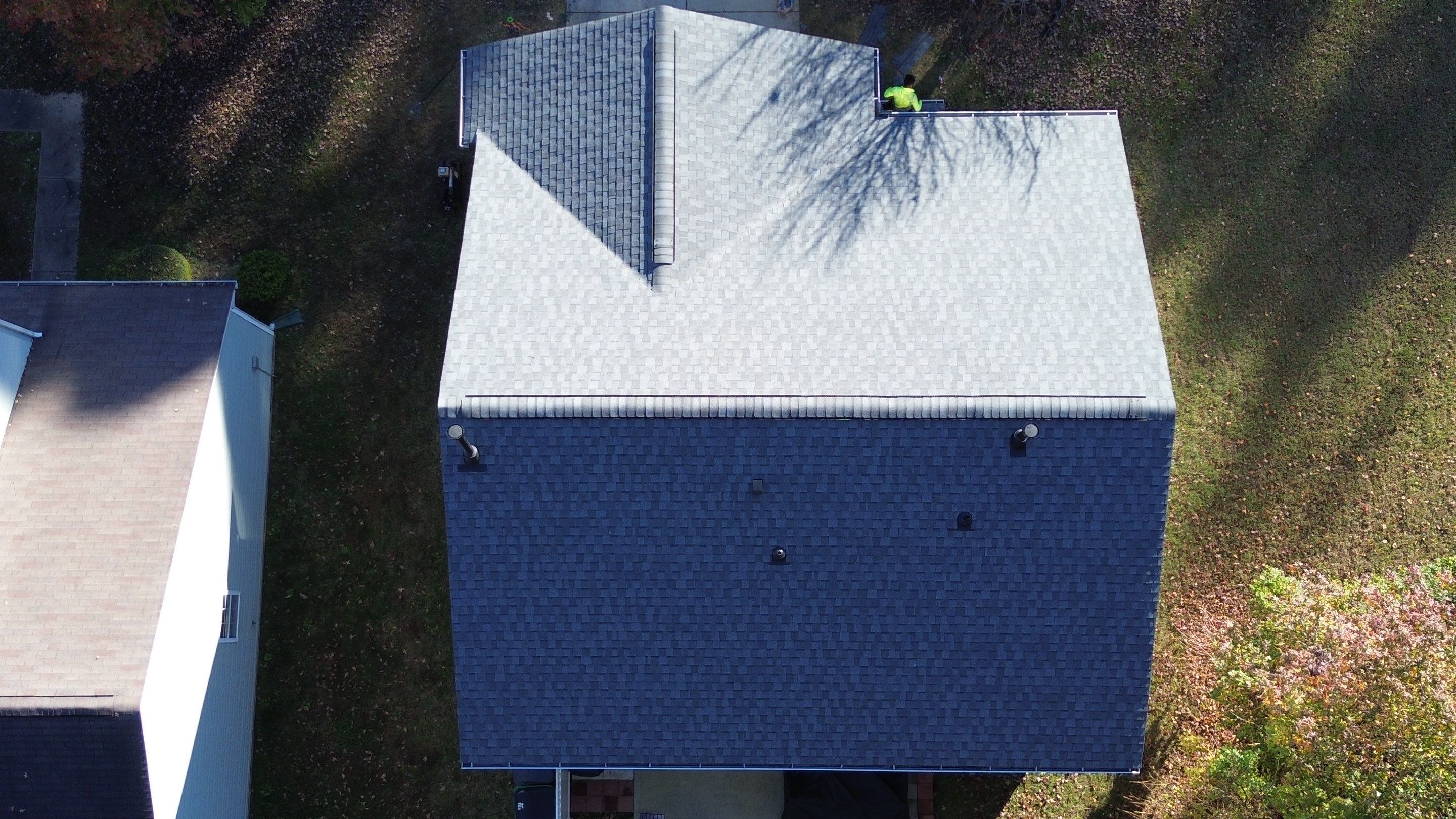 Roof replacement by hail damage by Just Brilliant Restoration JBR