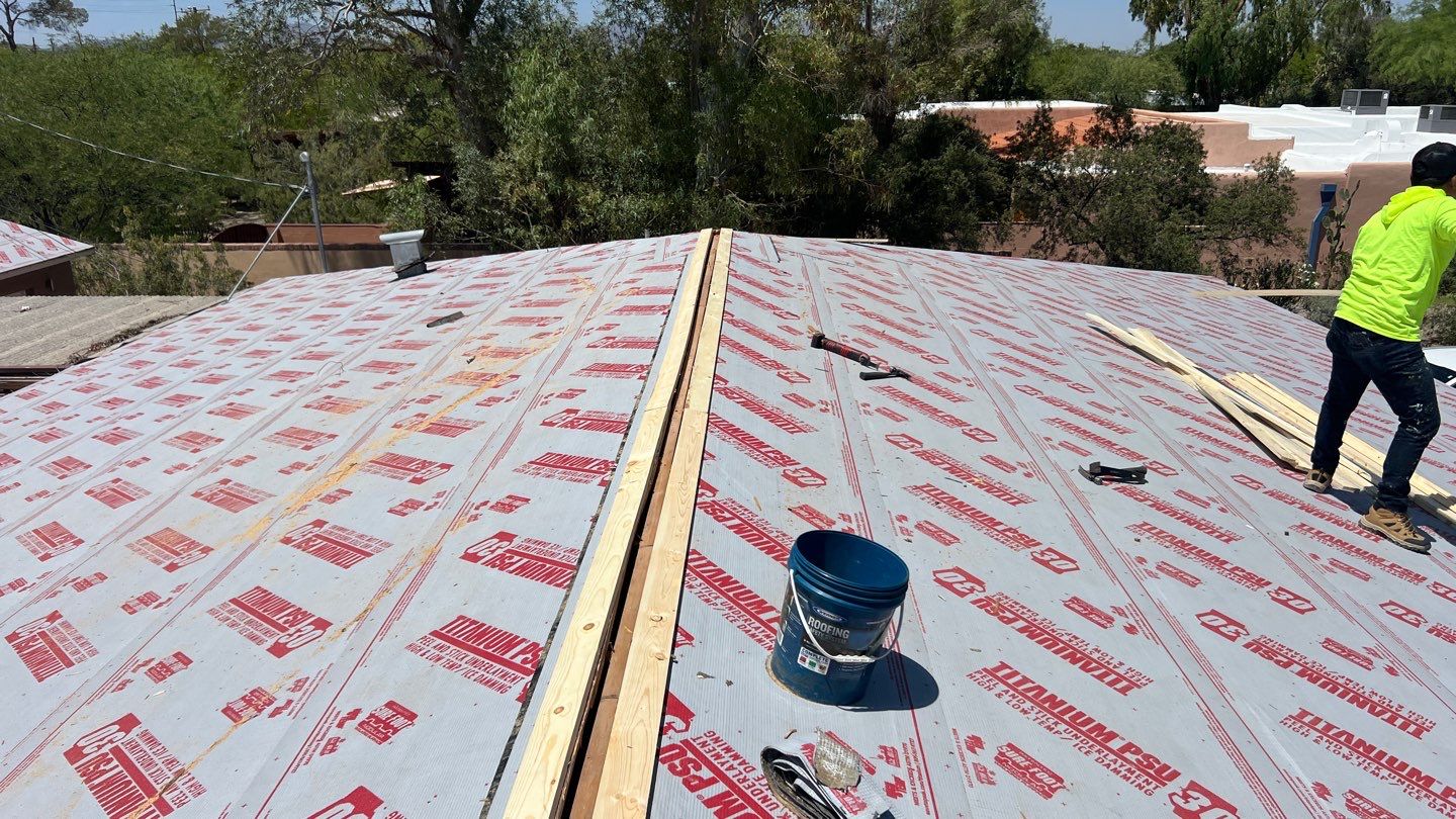 Light Stone Exposed Fastener by Reimagine Roofing