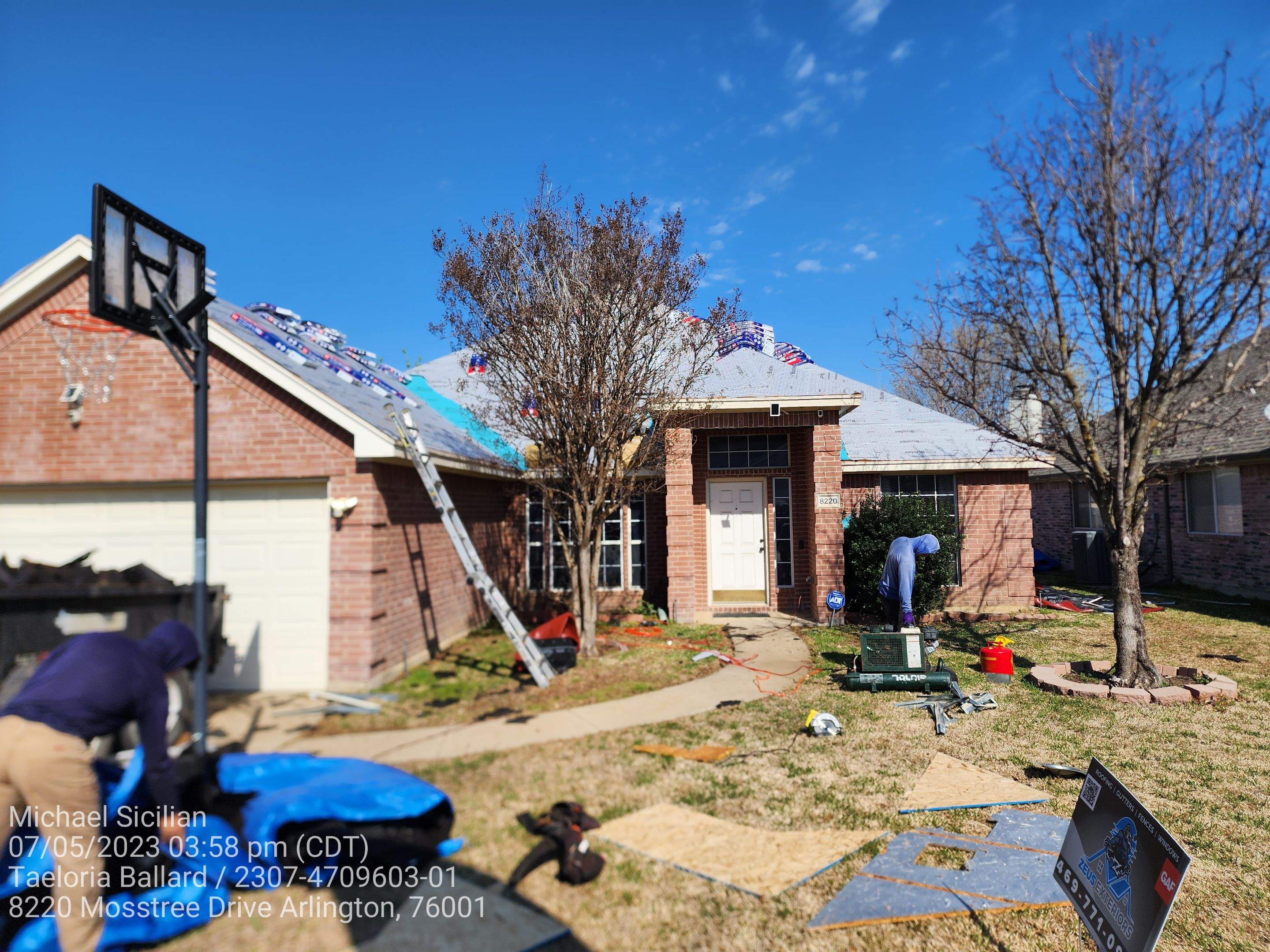 Project in Arlington by Zeus Exteriors
