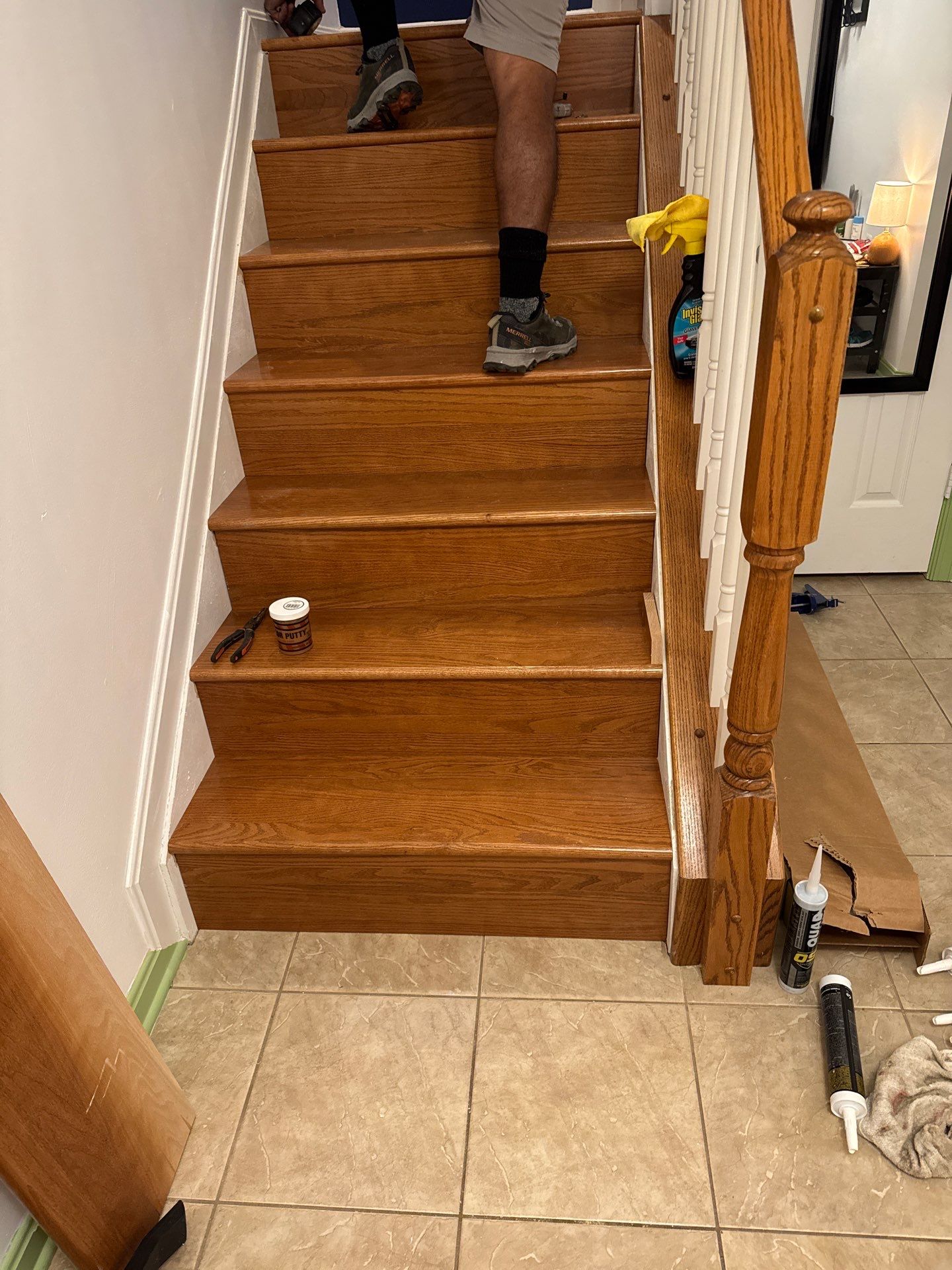 Deck Repair, New steps, New Paint job  by Alpha Design Services