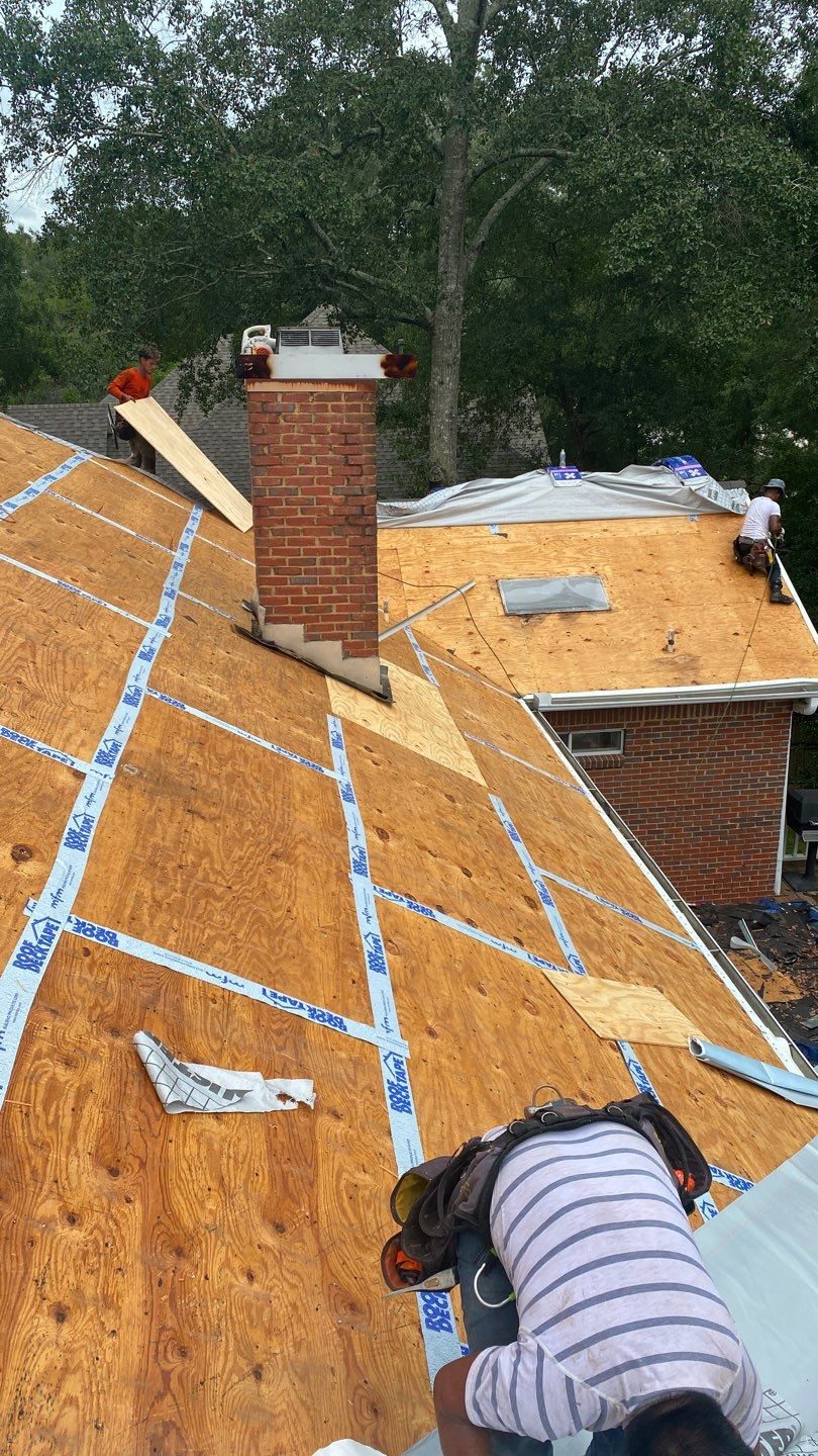 Residential Roofing Installation using Roof Replacement by American Roofing & Construction LLC