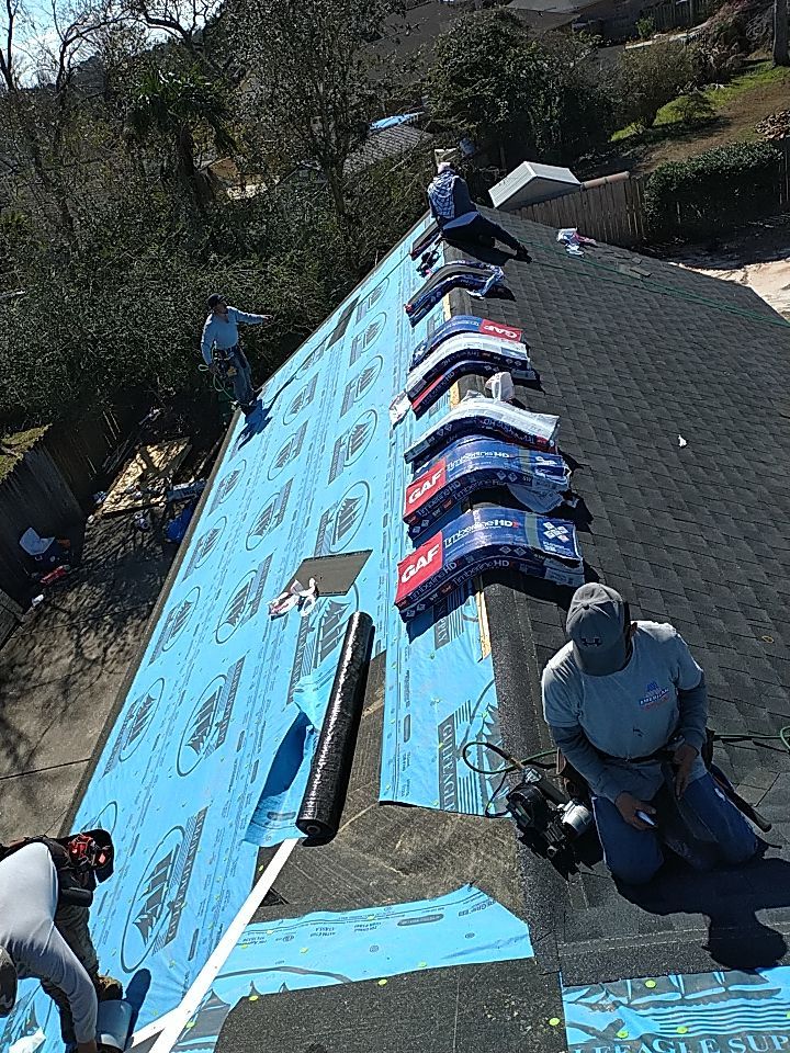 Residential Roofing Installation using Roof Replacement by American Roofing & Construction LLC