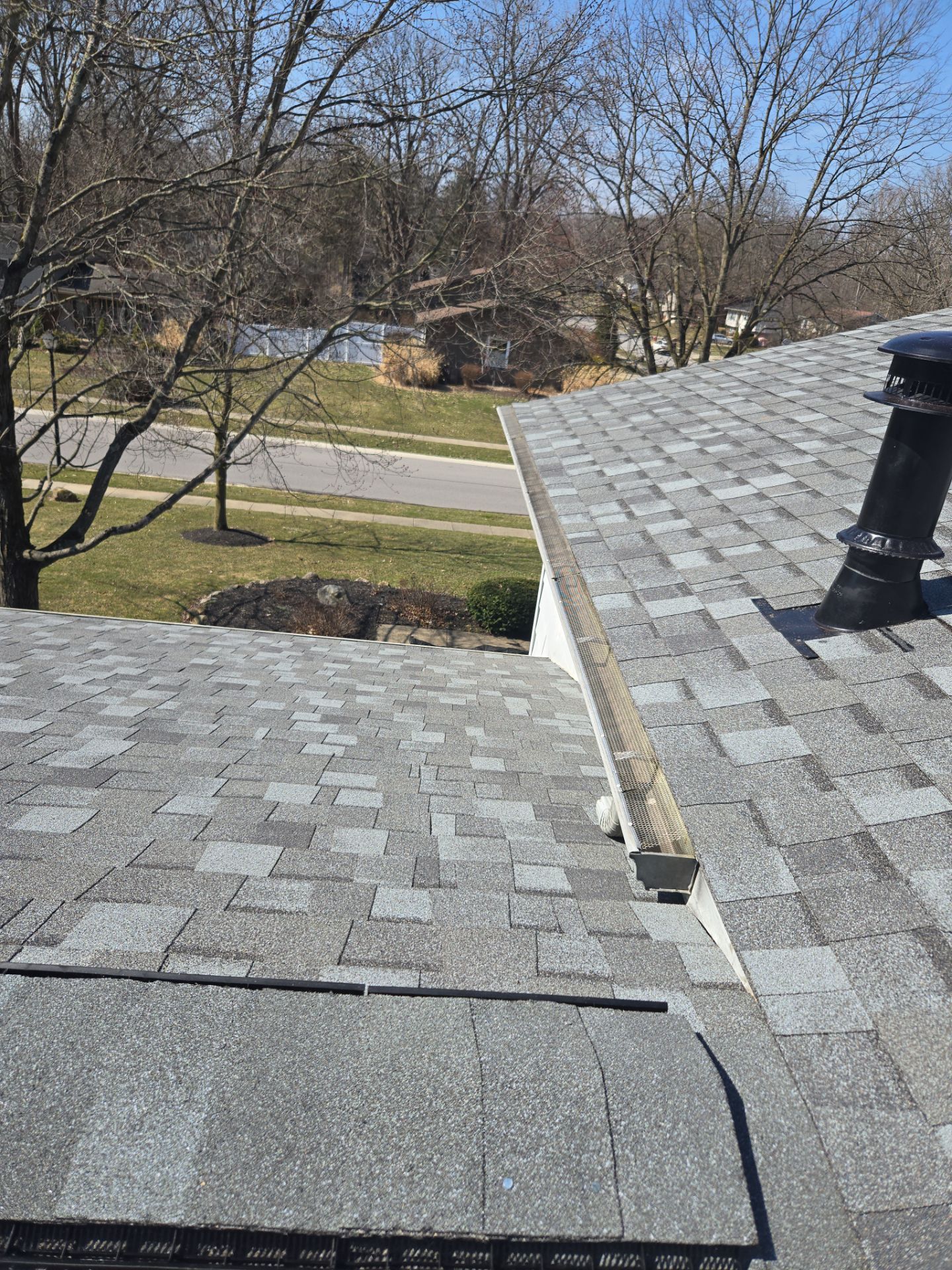 Atlas Pinnacle, Color, Coastal Granite, Drip Edge, Color, Black by Eagle Eye Roofing