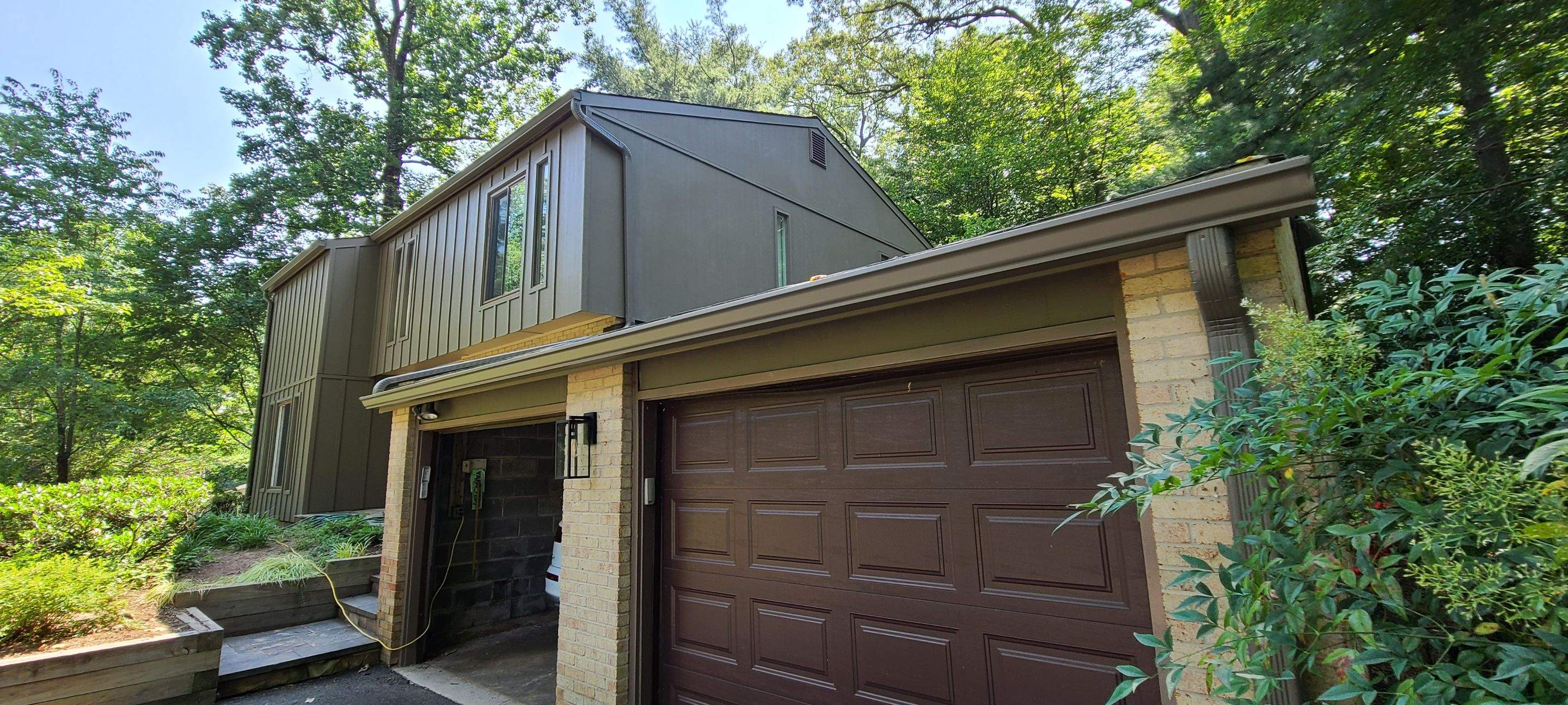James Hardie Board and Batten Siding and ProVia entry door by Window Depot of Annapolis
