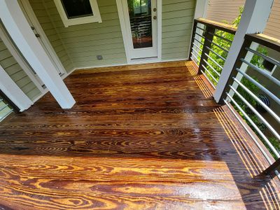 Deck using Wood Sealant