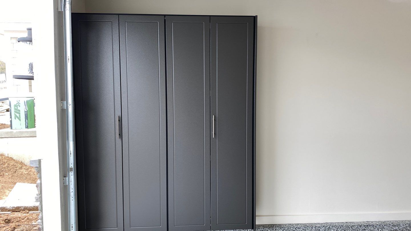 Ron W. adds storage to garage! by Banner Garage