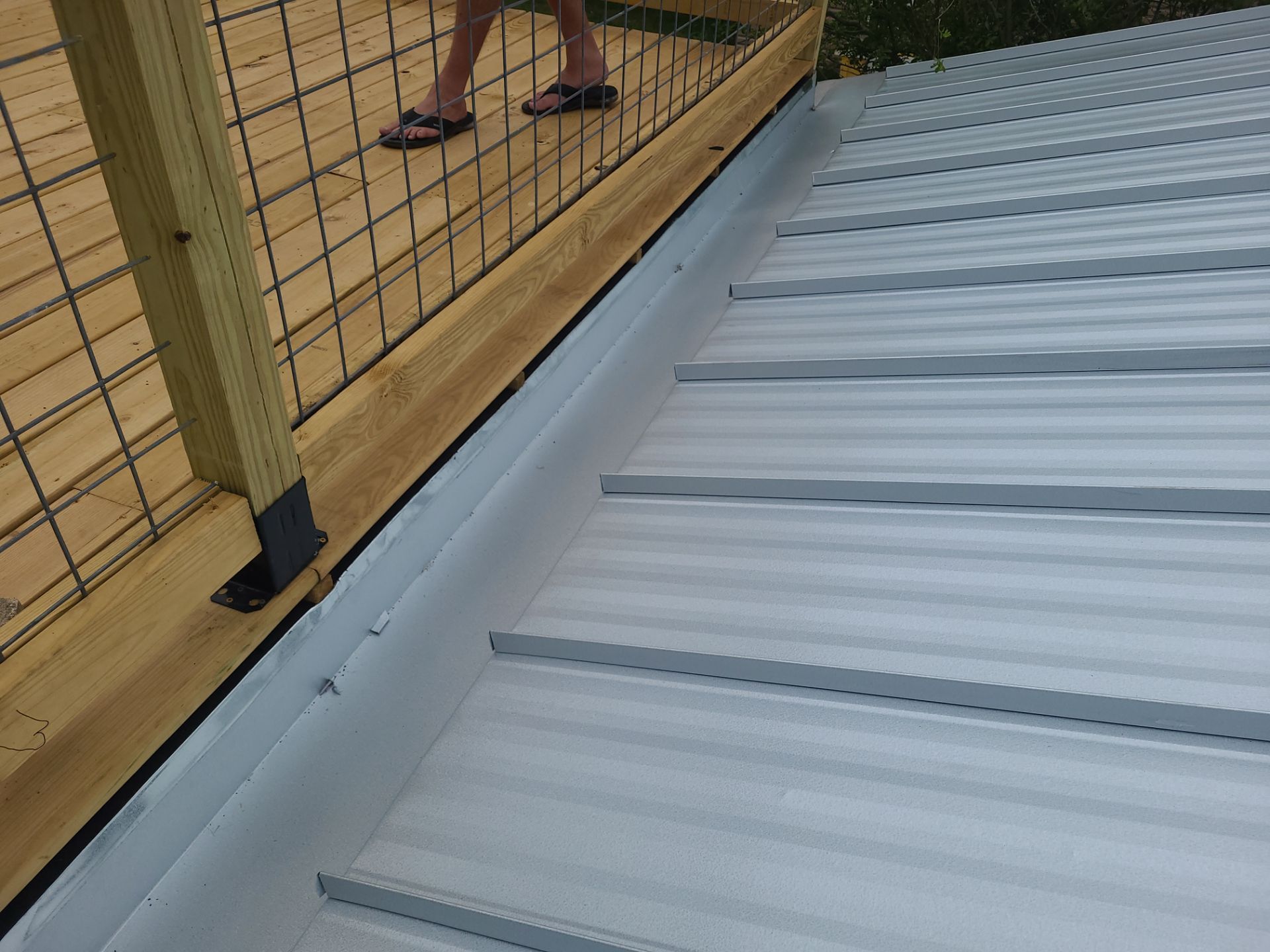 Galvalume Standing Seam offers a 45-year finish warranty! by Oakwood Roofing and Construction, LLC