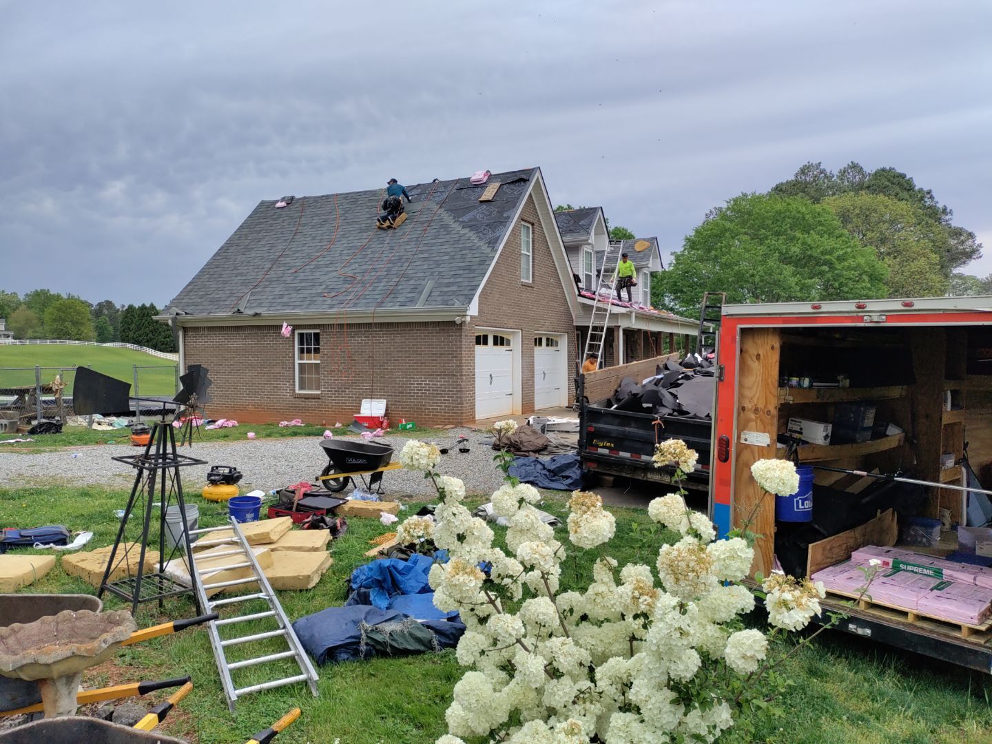 Residential Roofing Installation using Owens Corning by Inspector Roofing and Restoration