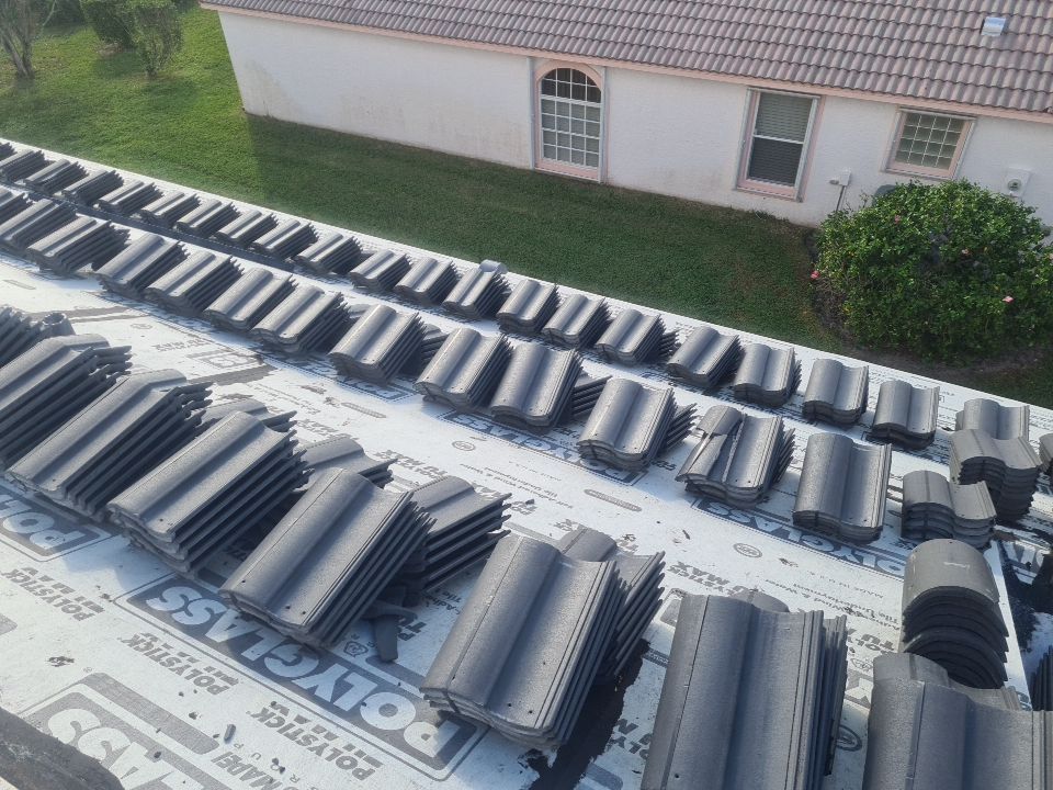 Residential Roofing Installation using Eagle Roofing Tile by BLUES BROTHERS ROOFING
