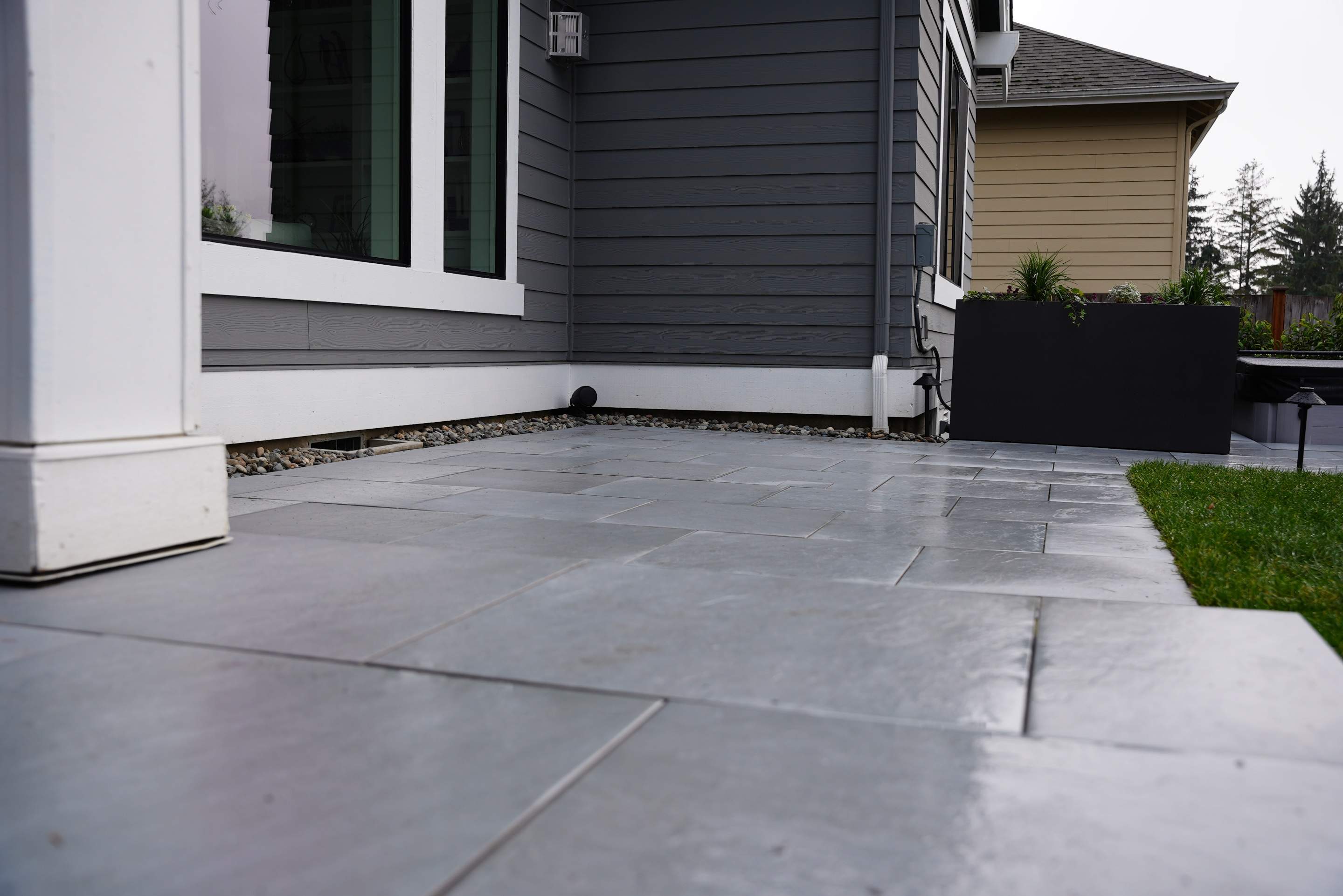 Hardscaping Back Patio Landscape Project  by Jireh Asphalt & Concrete Inc 