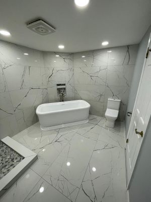 Bathroom Remodel using Tile