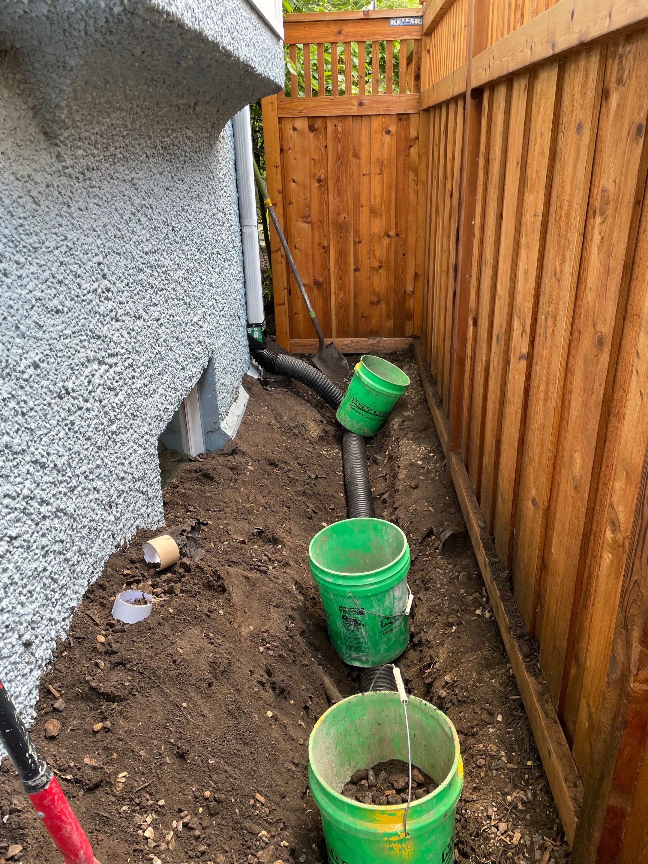 Peter's French Drain and Roof Runoff System Upgrade by Waterproofing Northeast