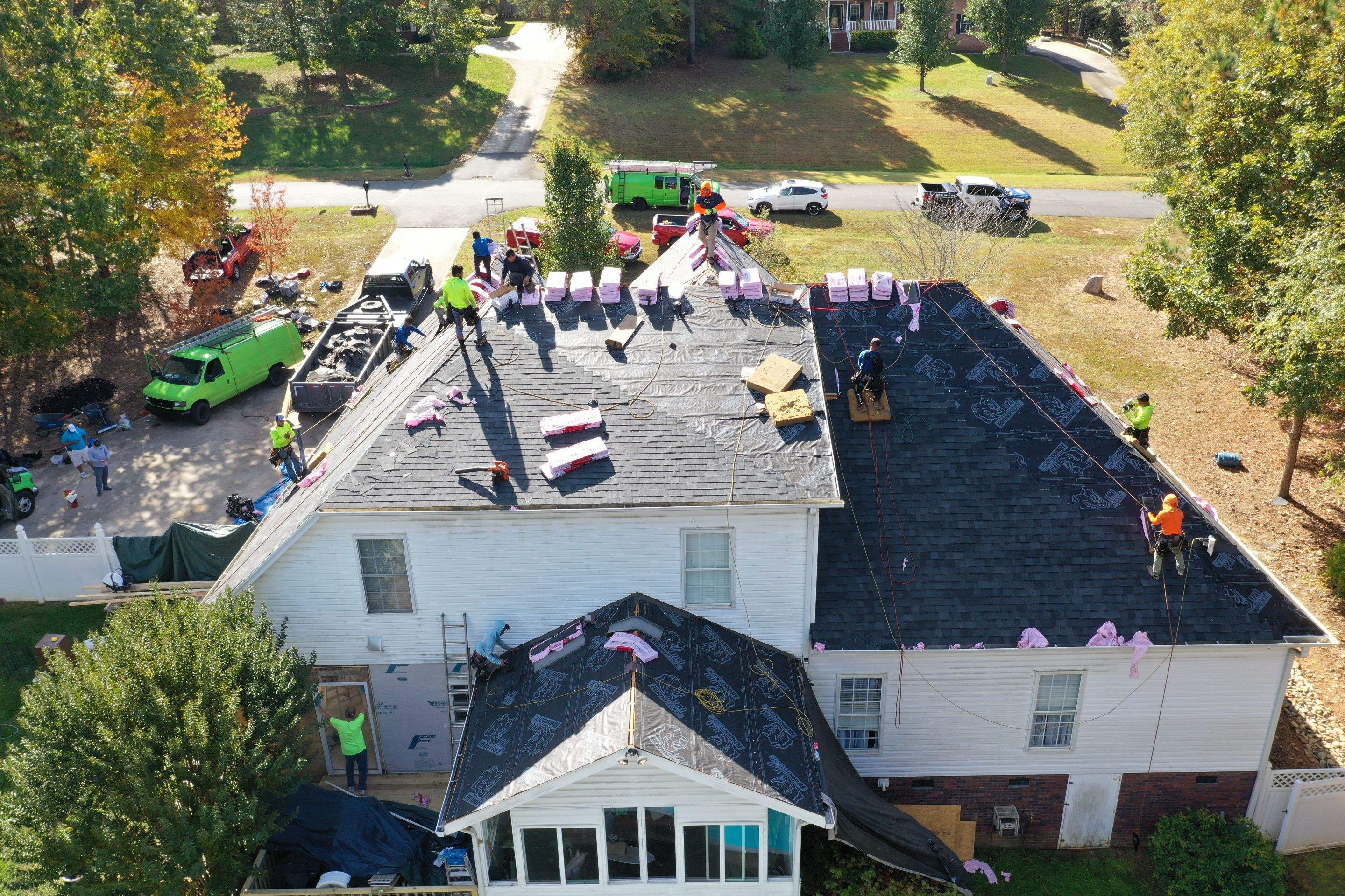 Residential Roof Replacement with Architectural Shingles in York, South Carolina by Merritt Roofing LLC