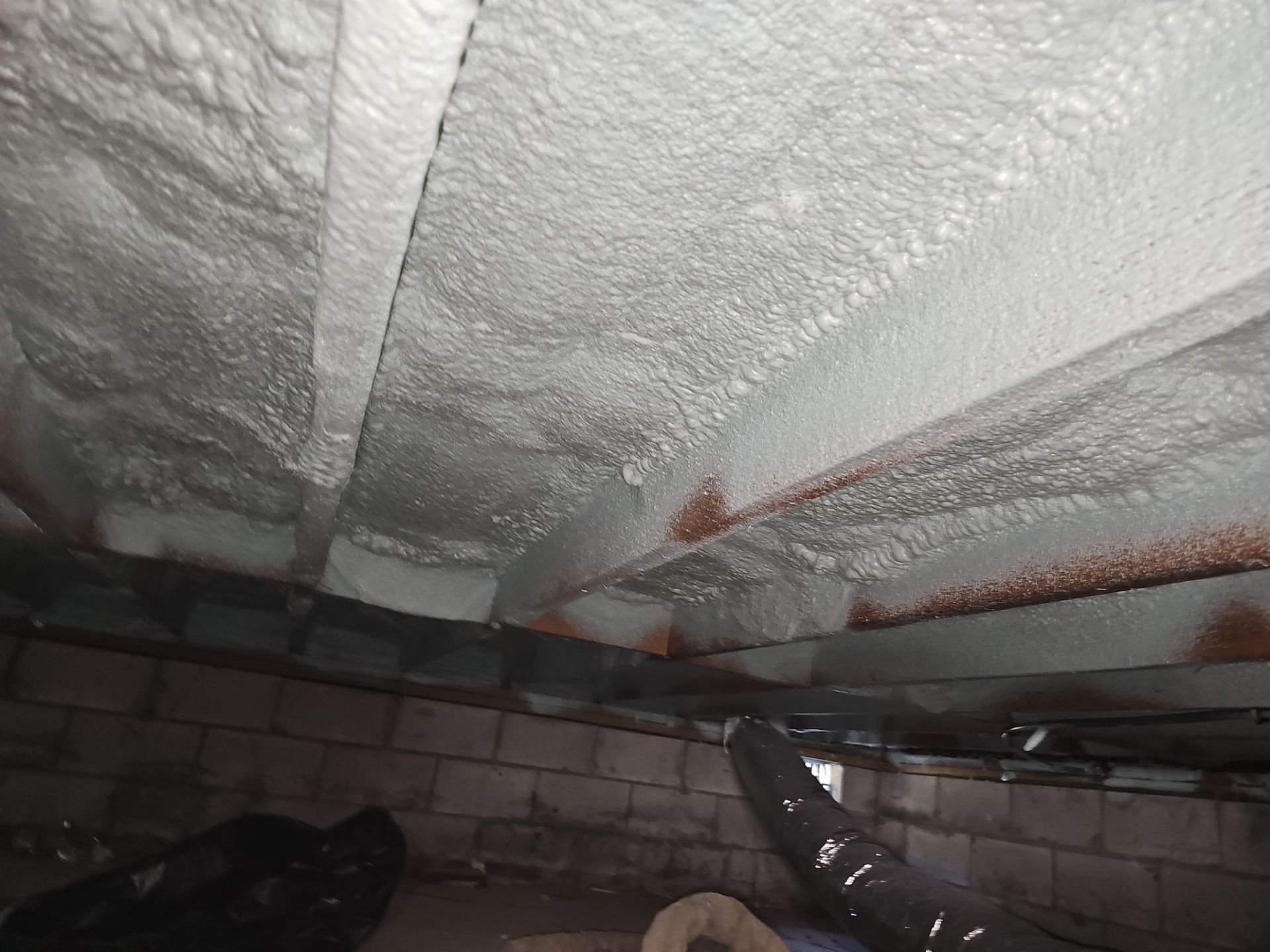Attic Insulation using open cell spray foam by NYS Foam & Energy