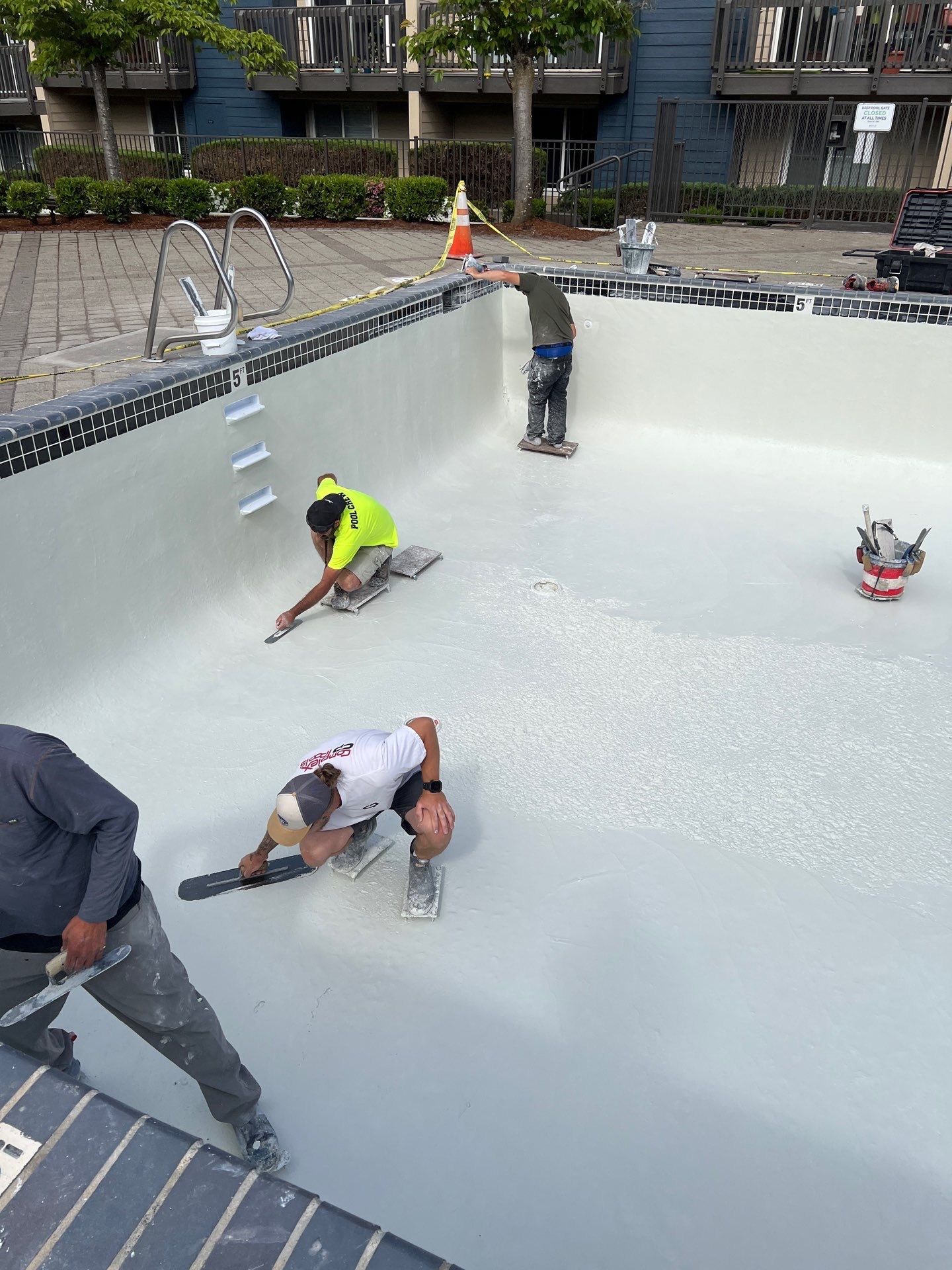 Pool Remodel  by Leftcoast General Construction, llc