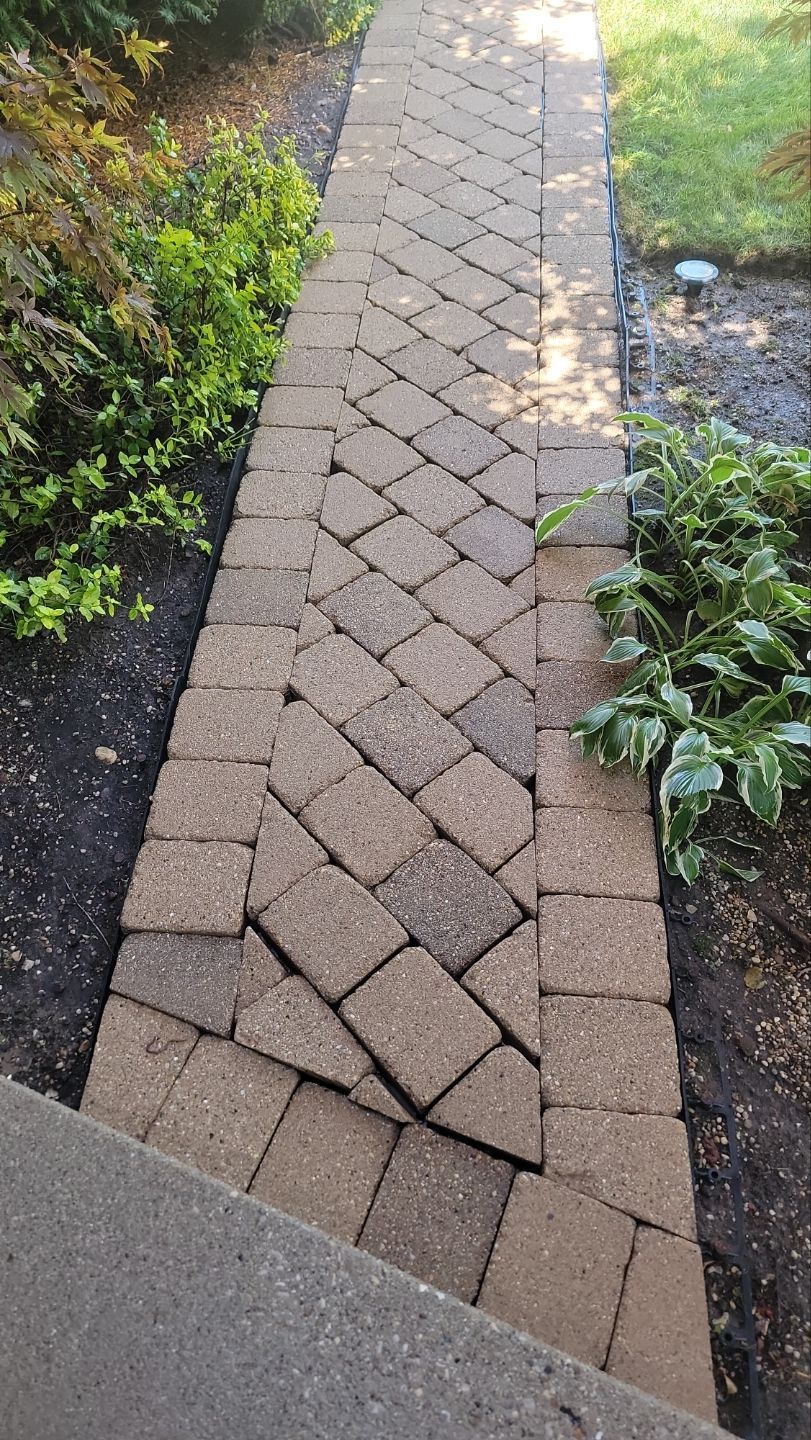 Brick paver clean, sand and seal.  using Surebond SB-1300 by Northern Power Washing LLC.