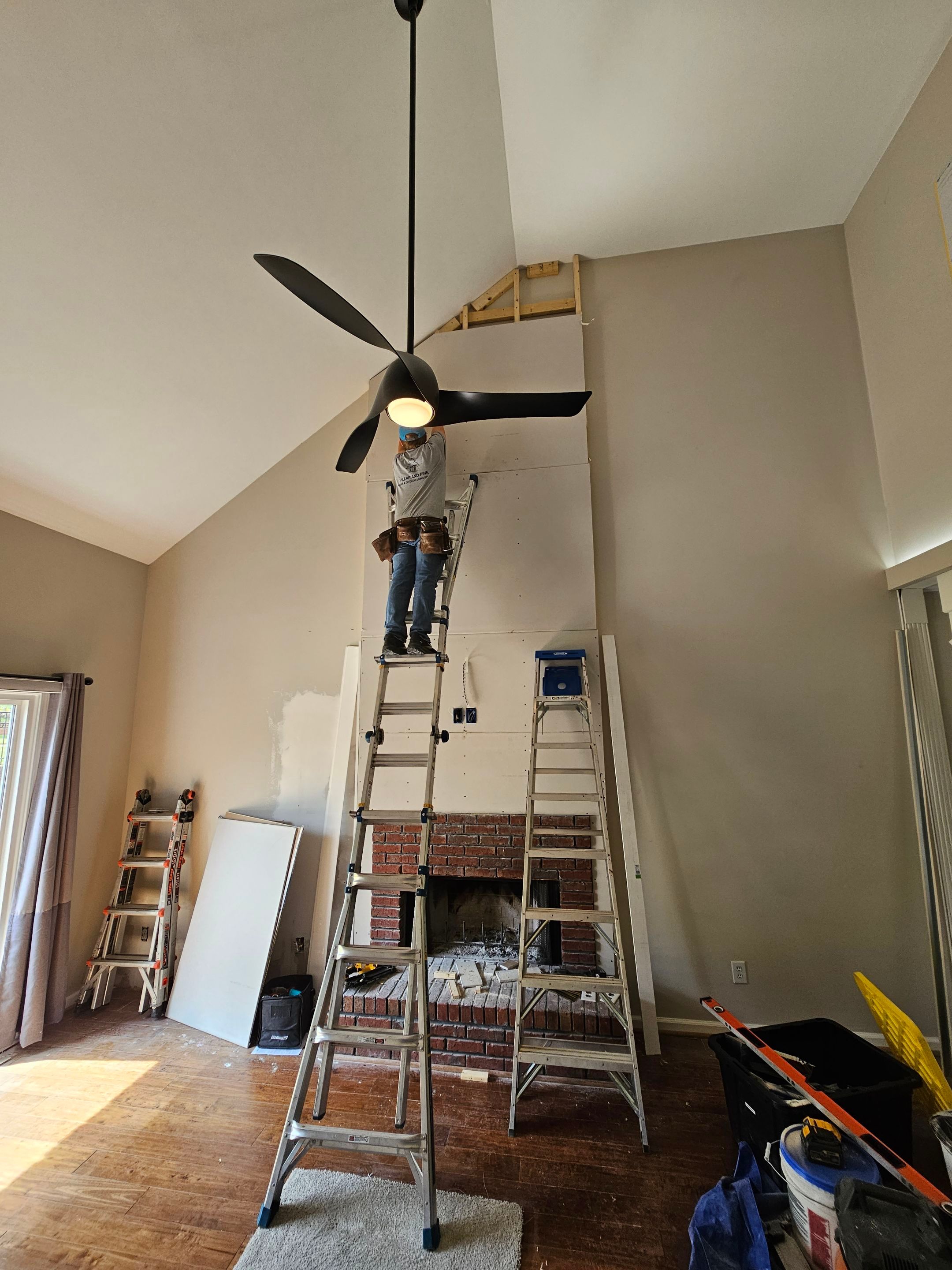 Ridgeway Parc - Chimney Buildout by Pillar and Pine