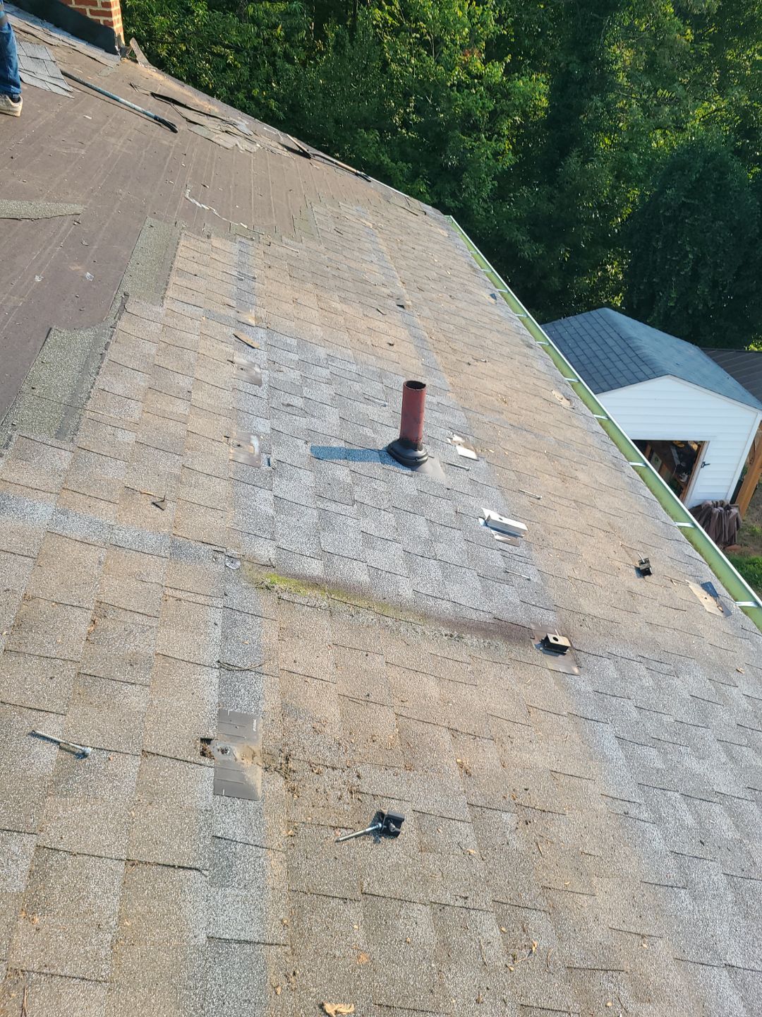 Woodbridge: Roof Replacement with CertainTeed Landmark Pro Designer Shingles in Max Def Colonial Slate by RM Banning, Inc.