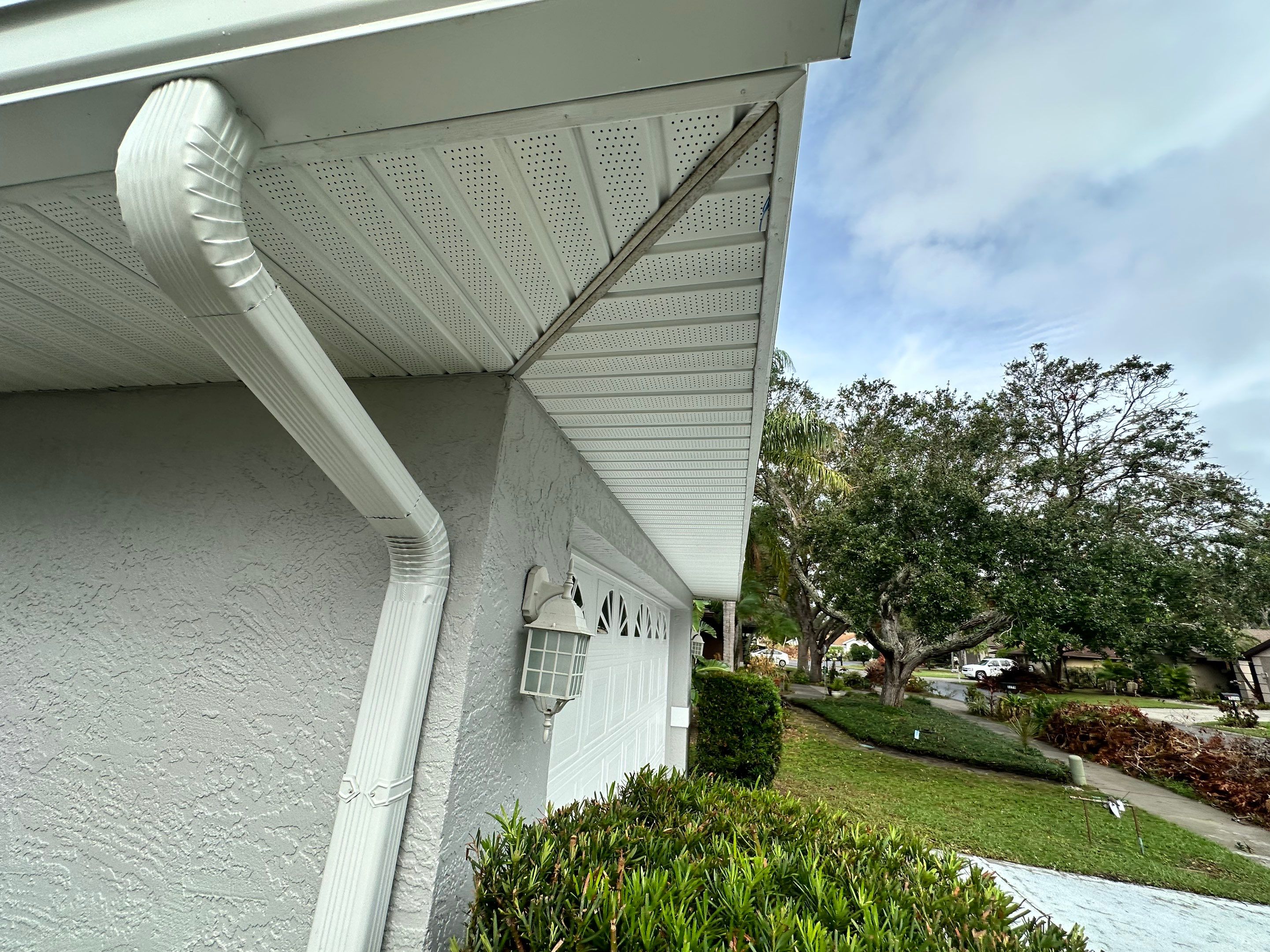 Install Vinyl Soffit in Sarasota FL by Gutter Professors