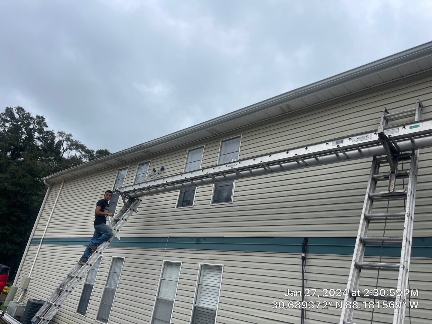 Robin Woods Apts. Bldg. D - Exterior Repairs by American Roofing & Construction LLC