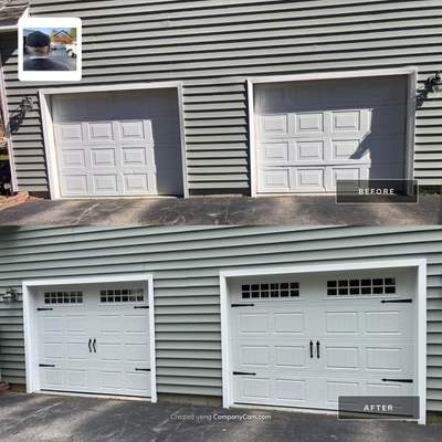 Garage Door Installation Using Amarr Classica Garage Door