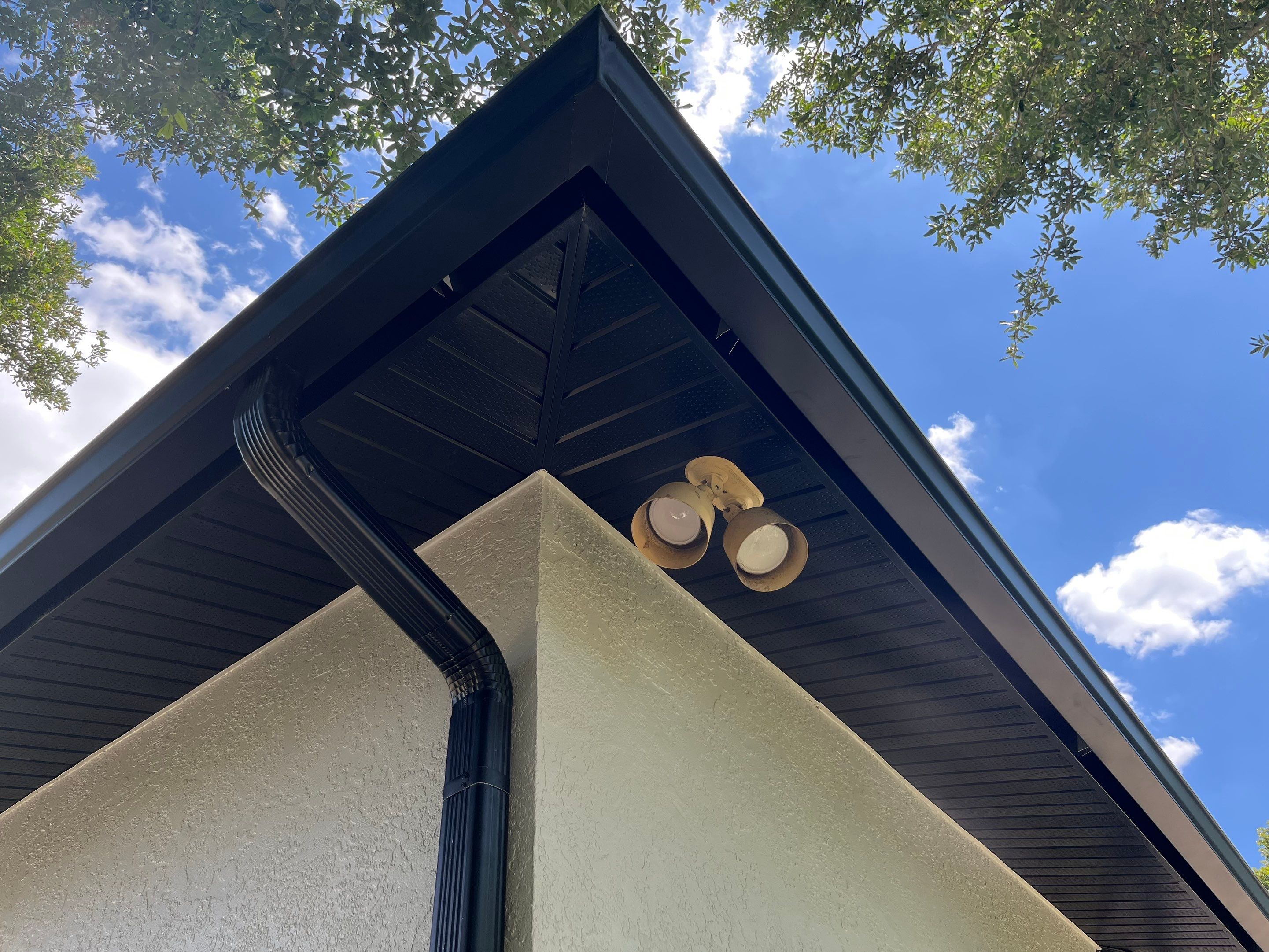 New Soffit and Fascia and Gutters in North Fort Myers FL by Gutter Professors