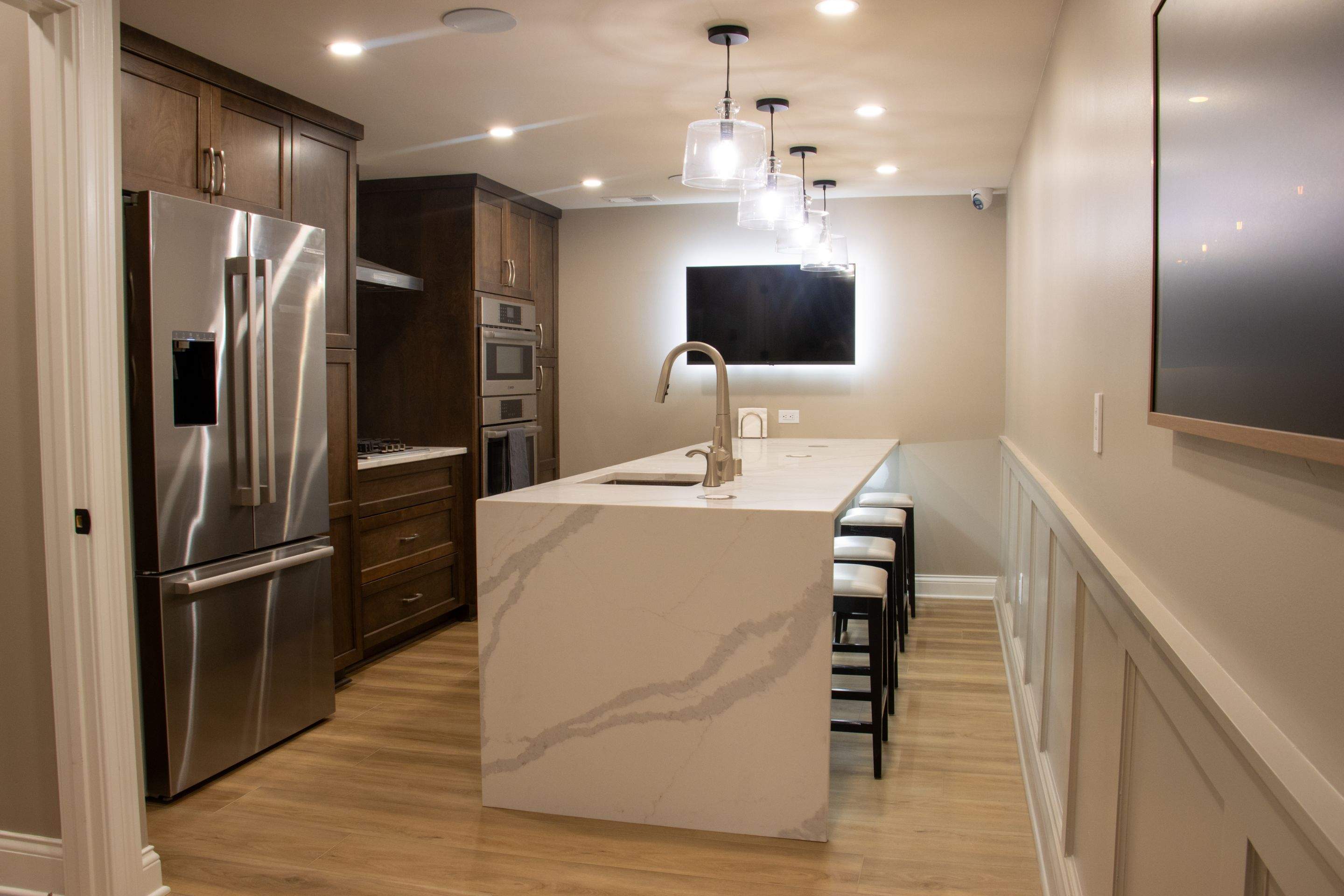 Comprehensive Main Level and Basement Renovation in Louisville by Authentic Carpentry