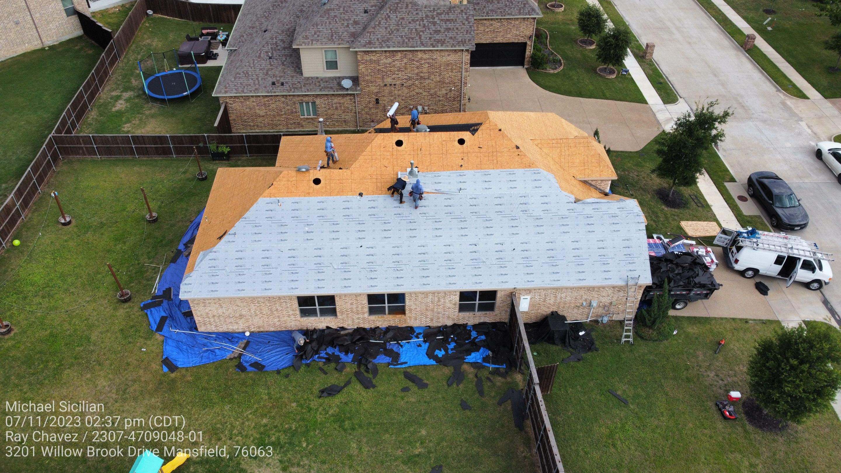 Project in Mansfield by Zeus Exteriors