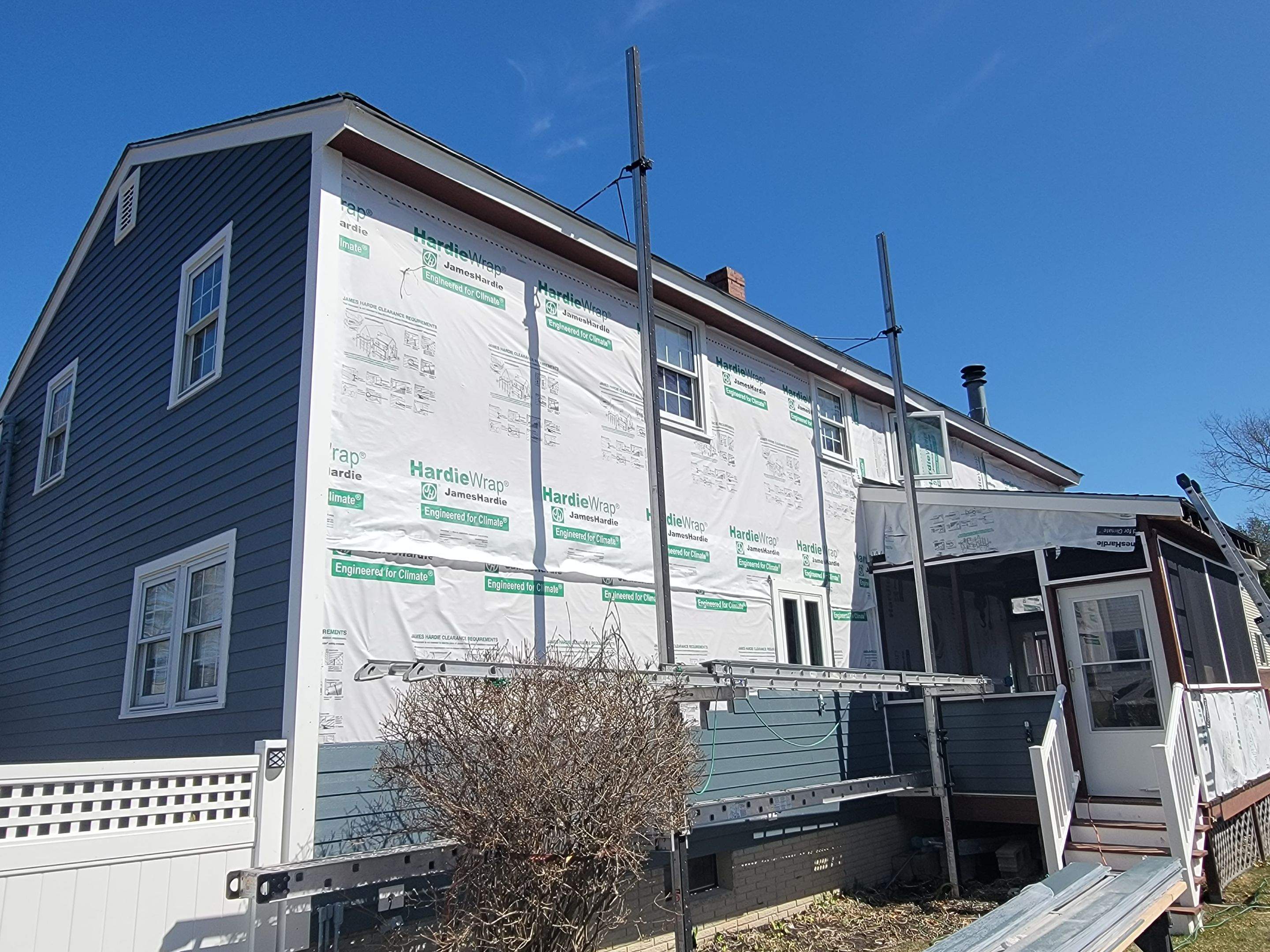 Siding Installation using James Hardie by UBrothers Construction