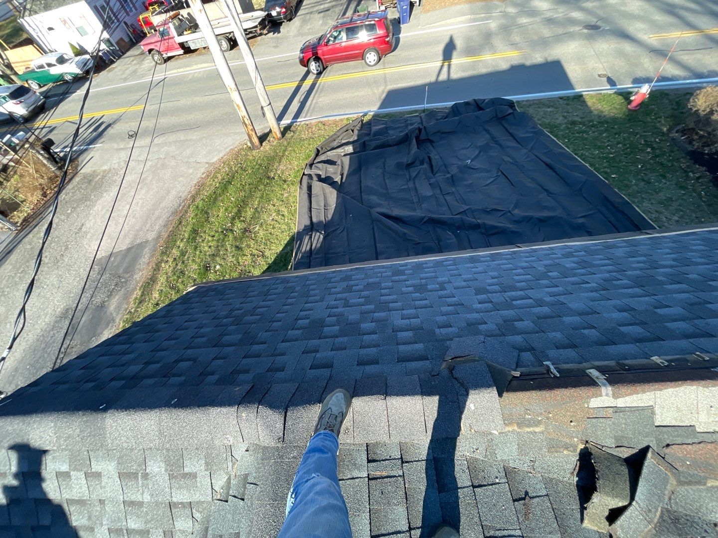 Residential Roofing Installation using GAF Timberline HDZ by Sensible Home Solutions