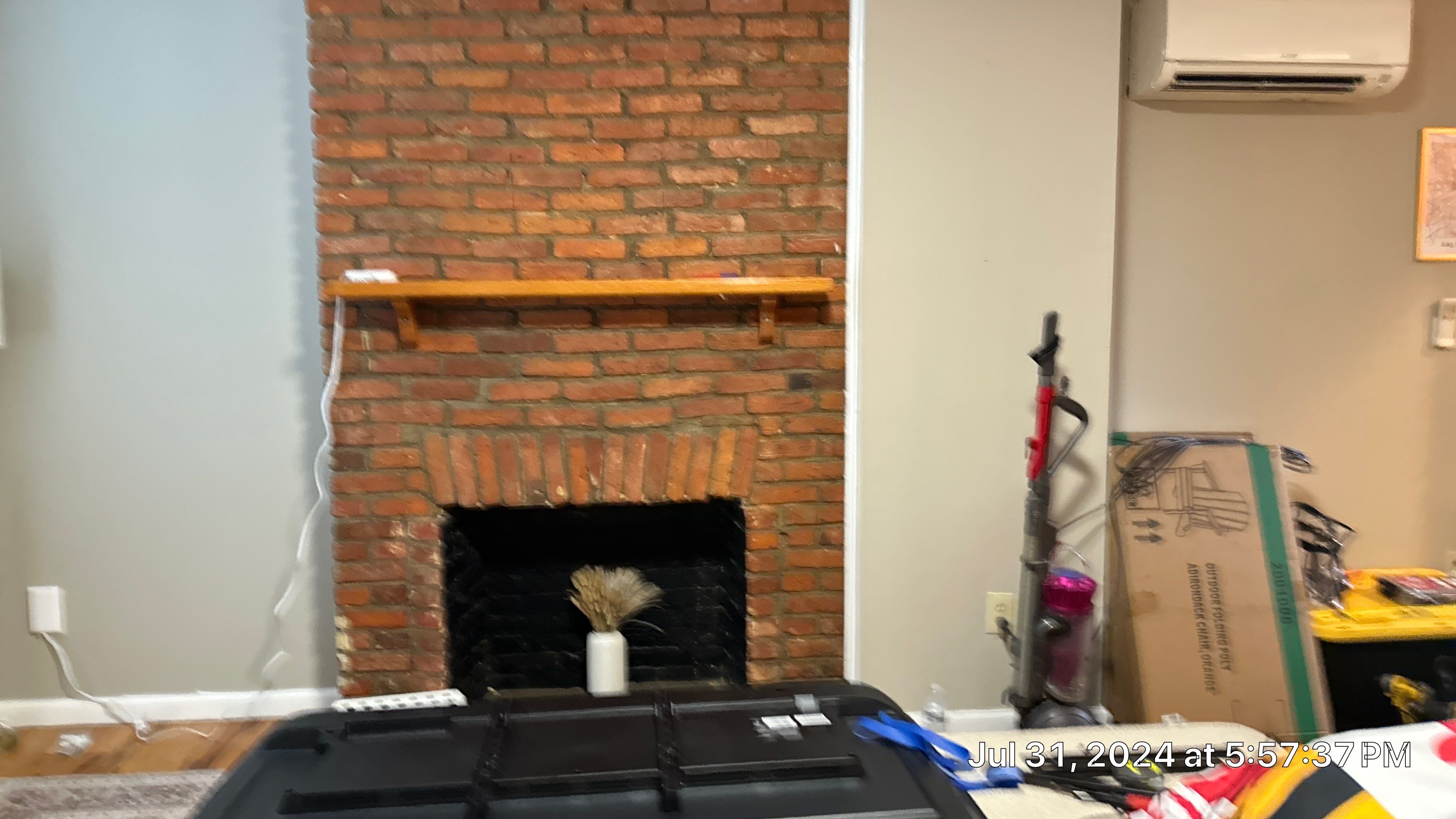 75 inch fireplace TV mount Project in Baltimore, MD by JpJ Service Consulting LL 