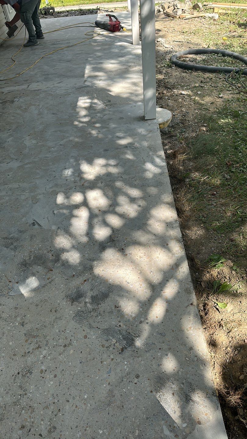 Basement + Porch Project in Clinton by Floors in a Day, Inc