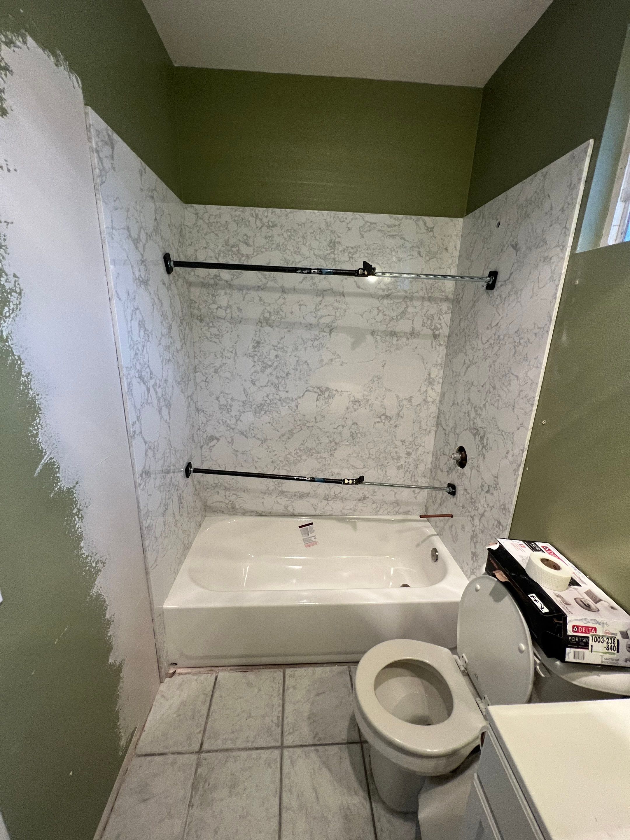 Tub and Shower Remodel by Anza Builders, Inc.