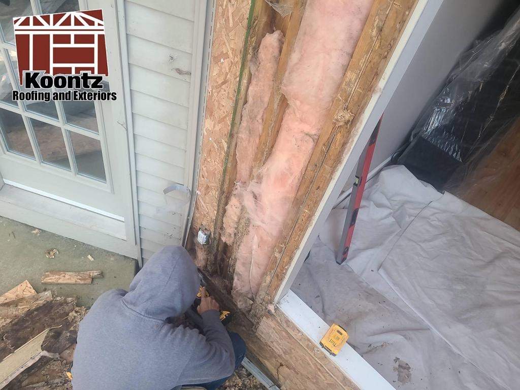 Window Installation using ViWinTech Windows by Koontz Construction