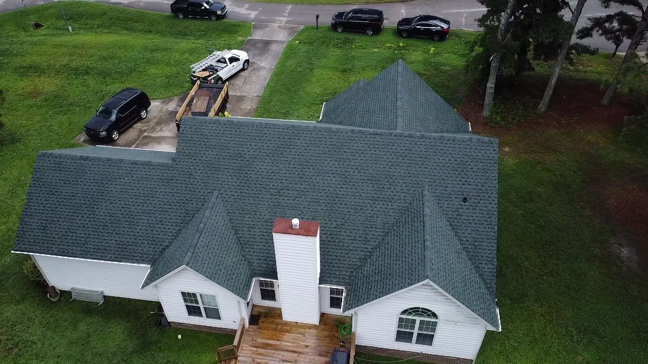 GAF HDZ Hunter Green by Skybird Roofing