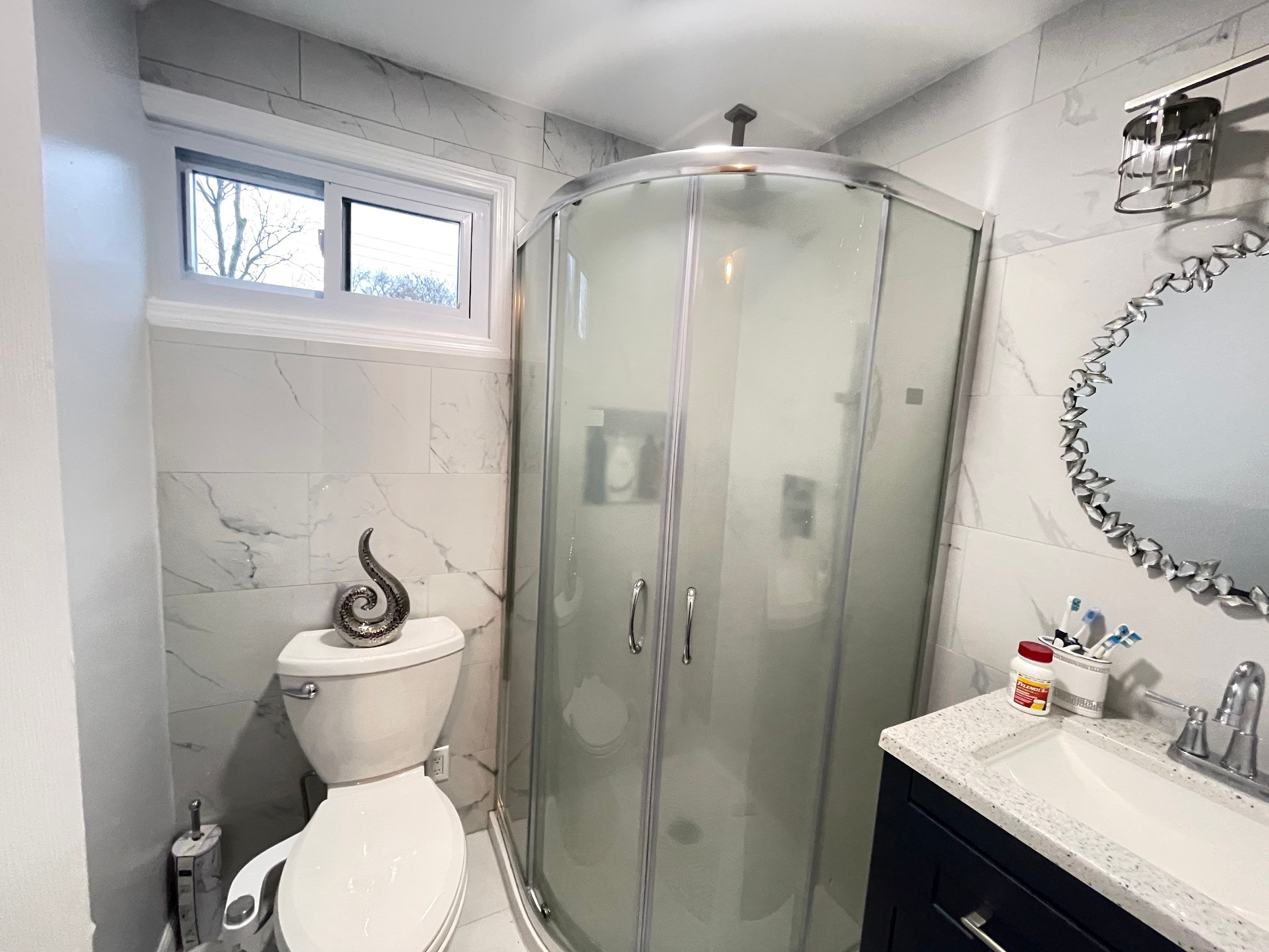 Bathroom Remodel using Tile by Home Concepts Construction