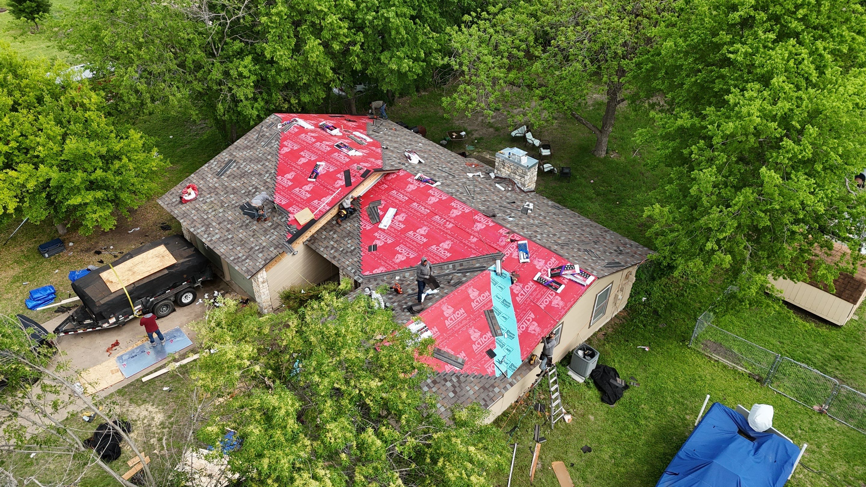 Residential Roof Replacement using TAMKO - Titan XT - Mountain Slate by Action Exteriors Austin