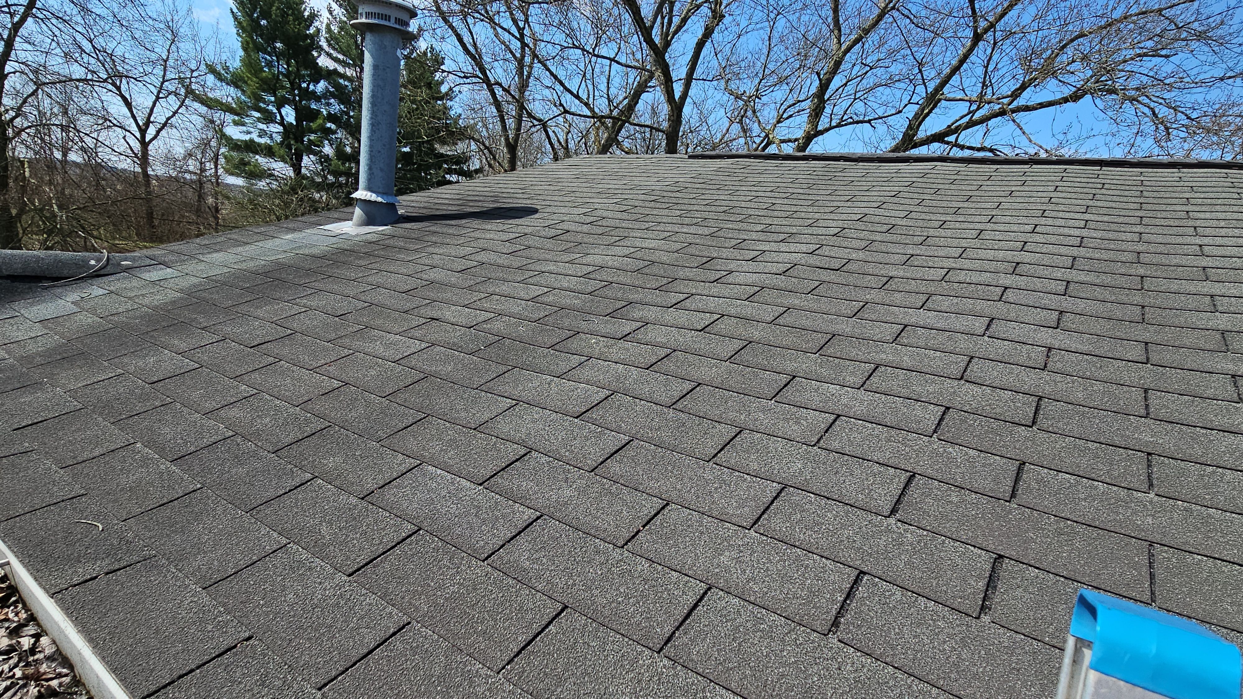 Atlas Pinnacle, Color, Coastal Granite, Drip Edge, Color, Black by Eagle Eye Roofing