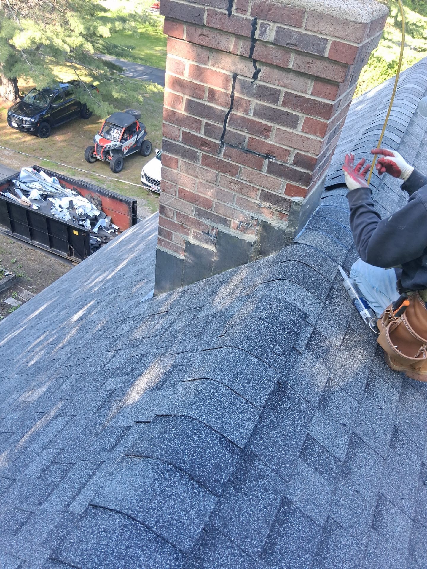 Complete Residential Roofing Installation and Chimney Reflash in Ogunquit by Tall pine roofing
