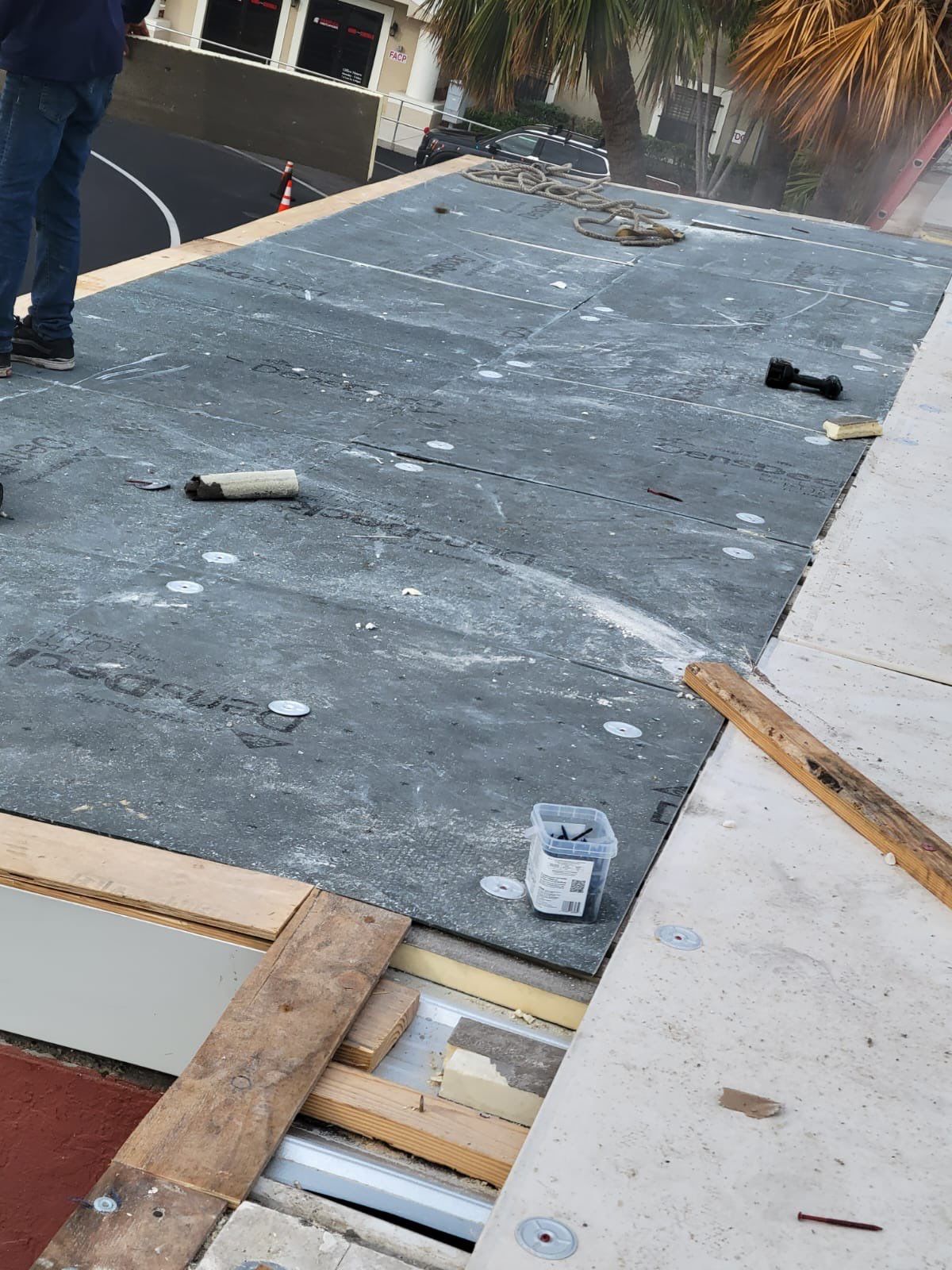 Emergency Repair on School from Storm Damage by Four Peaks Roofing