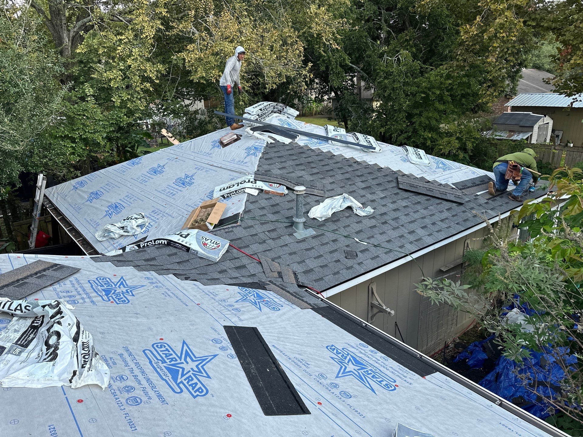 Project in Lake Jackson by Motion Roofing