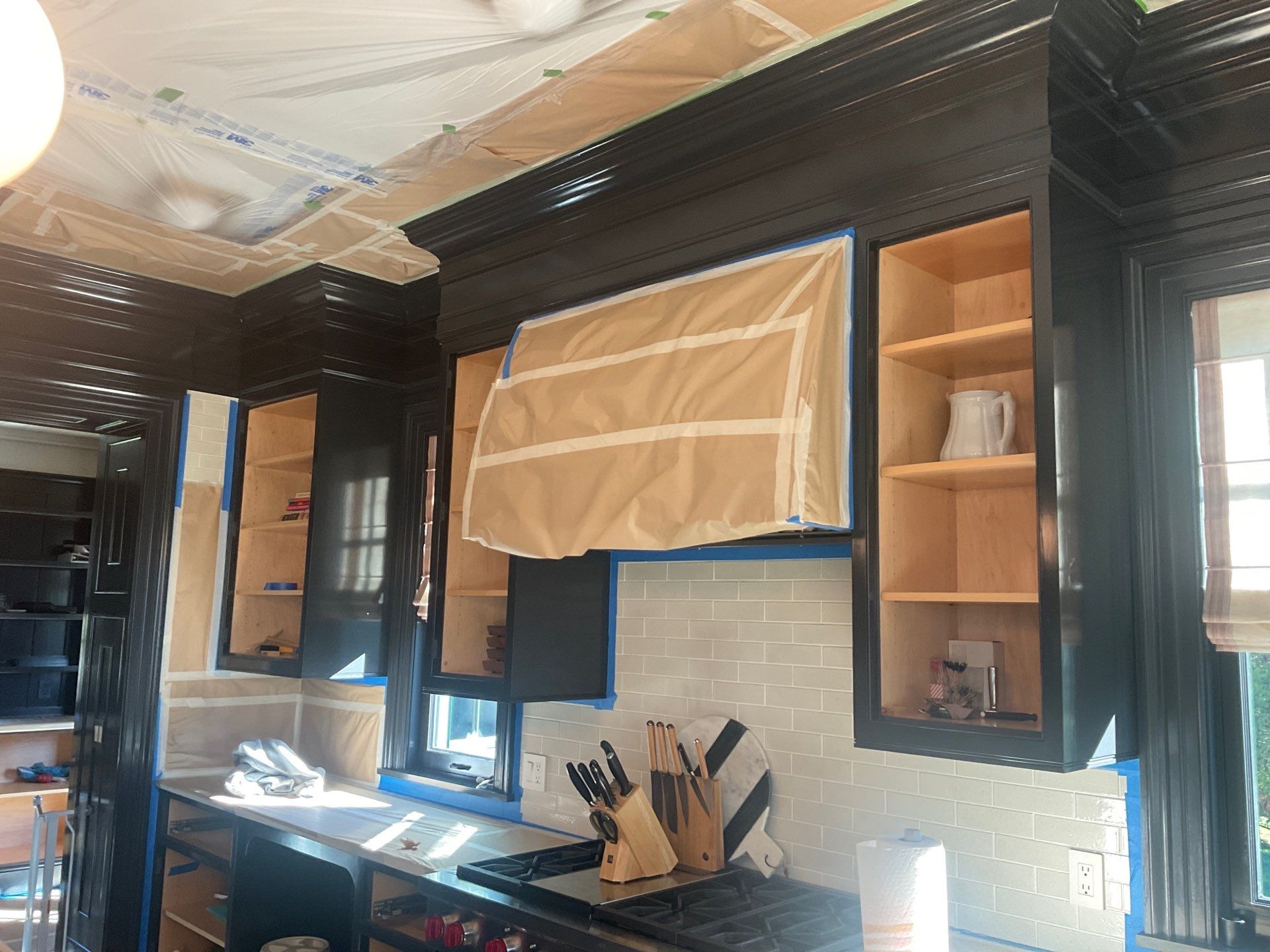 Full Kitchen Cabinet Painting by Dennis Moffitt Painting