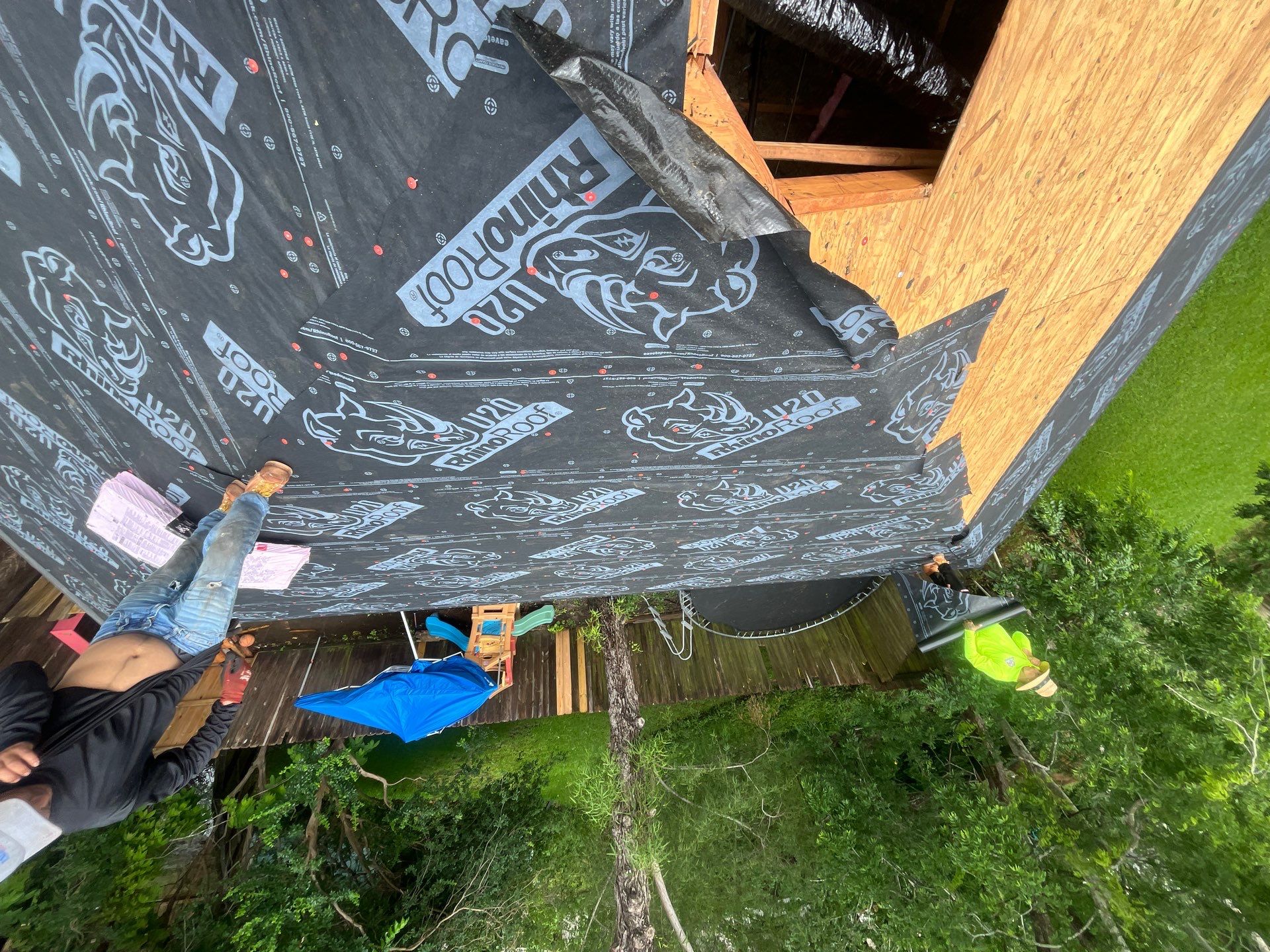 Residential Roofing Installation using Owen's Corning Duration (Lifetime) Shingles by Roof Repair Company