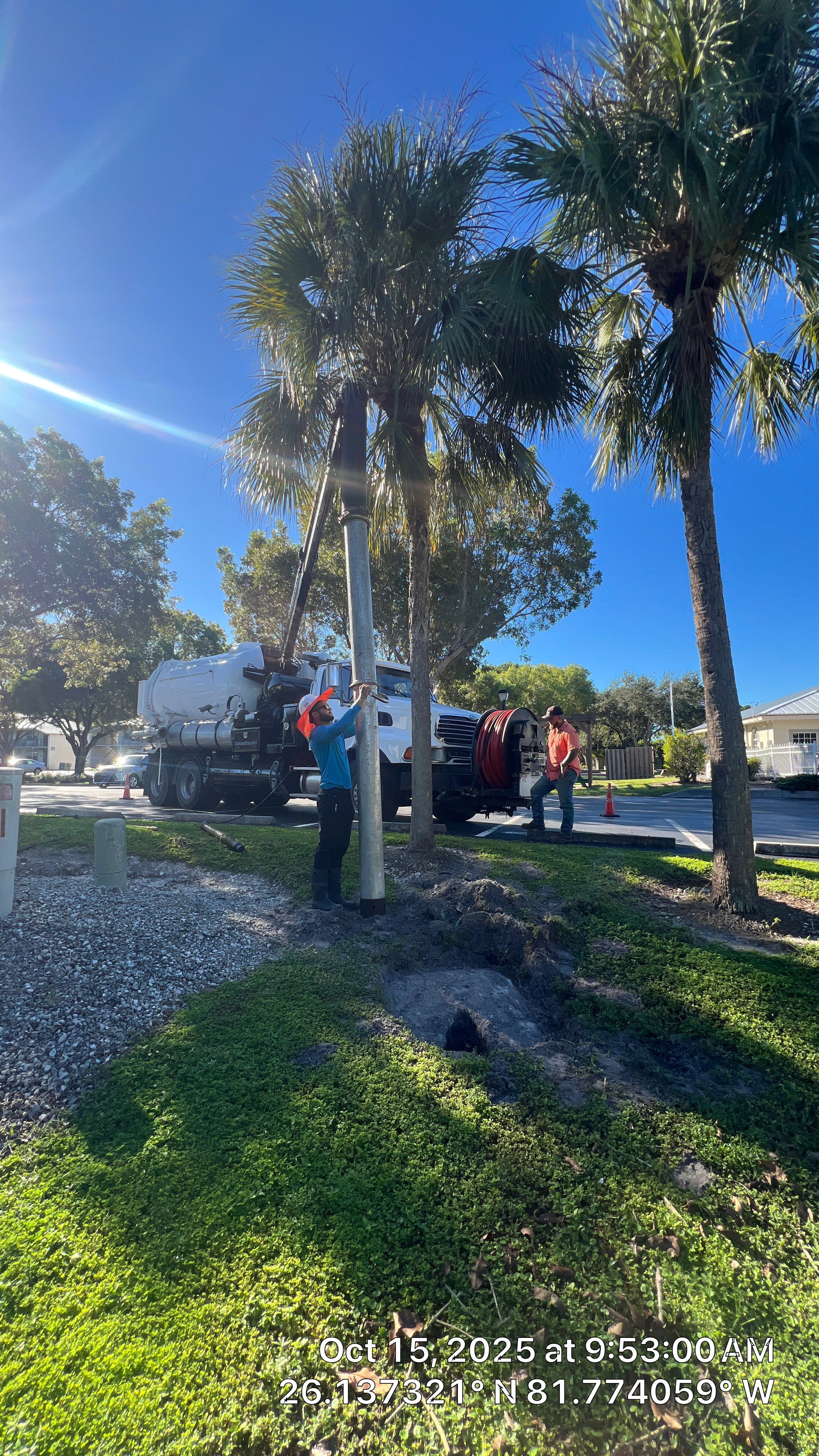 Naples Apartment Complex Culvert Cleaning by APS Power & Water