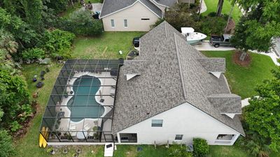 Full Residential Roofing Installation for Multi-Gabled Flagler Beach Home by Trinity Restoration and Roofing LLC